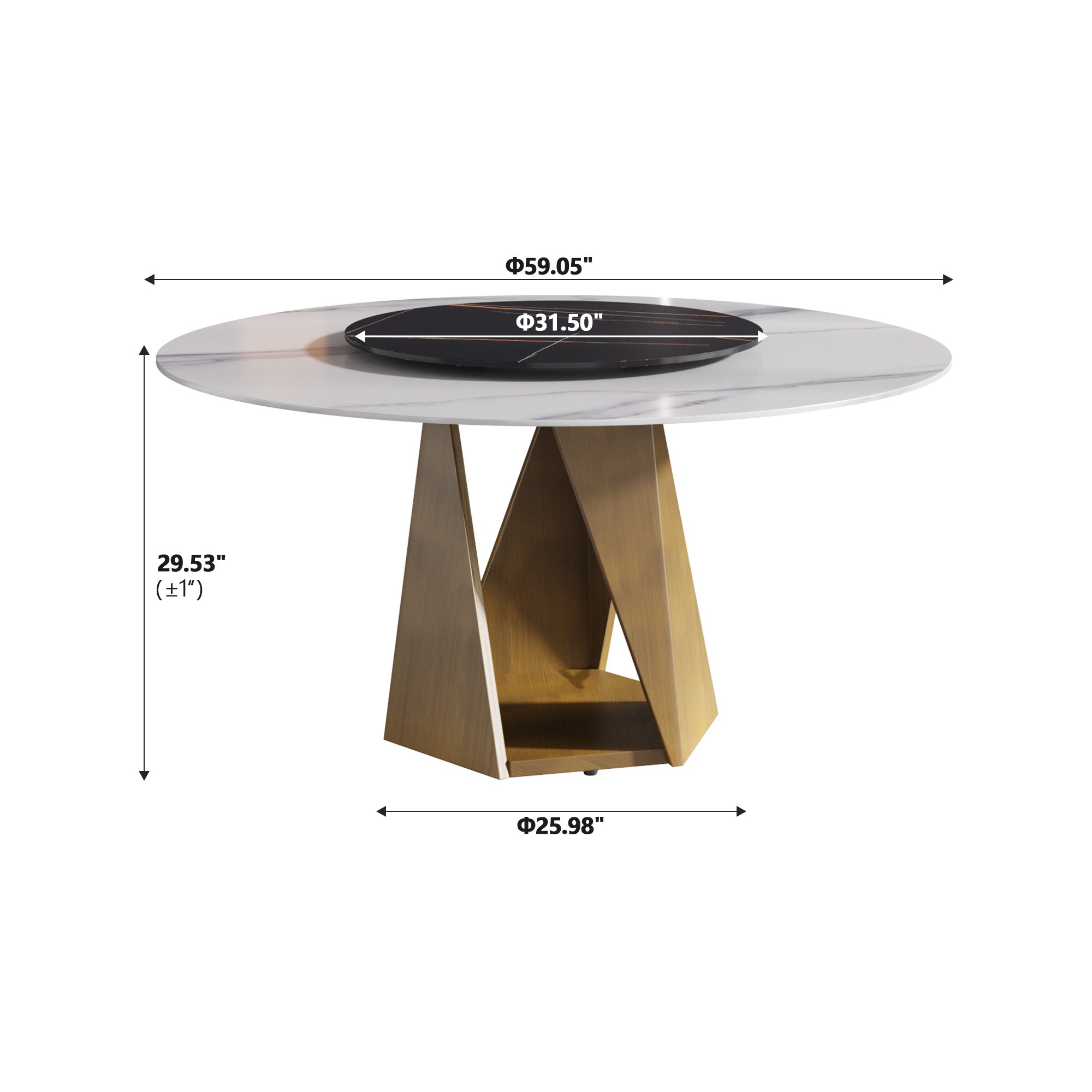 BuotiqHom DH-AT-150W80B-9C Dining-Tables - View #3