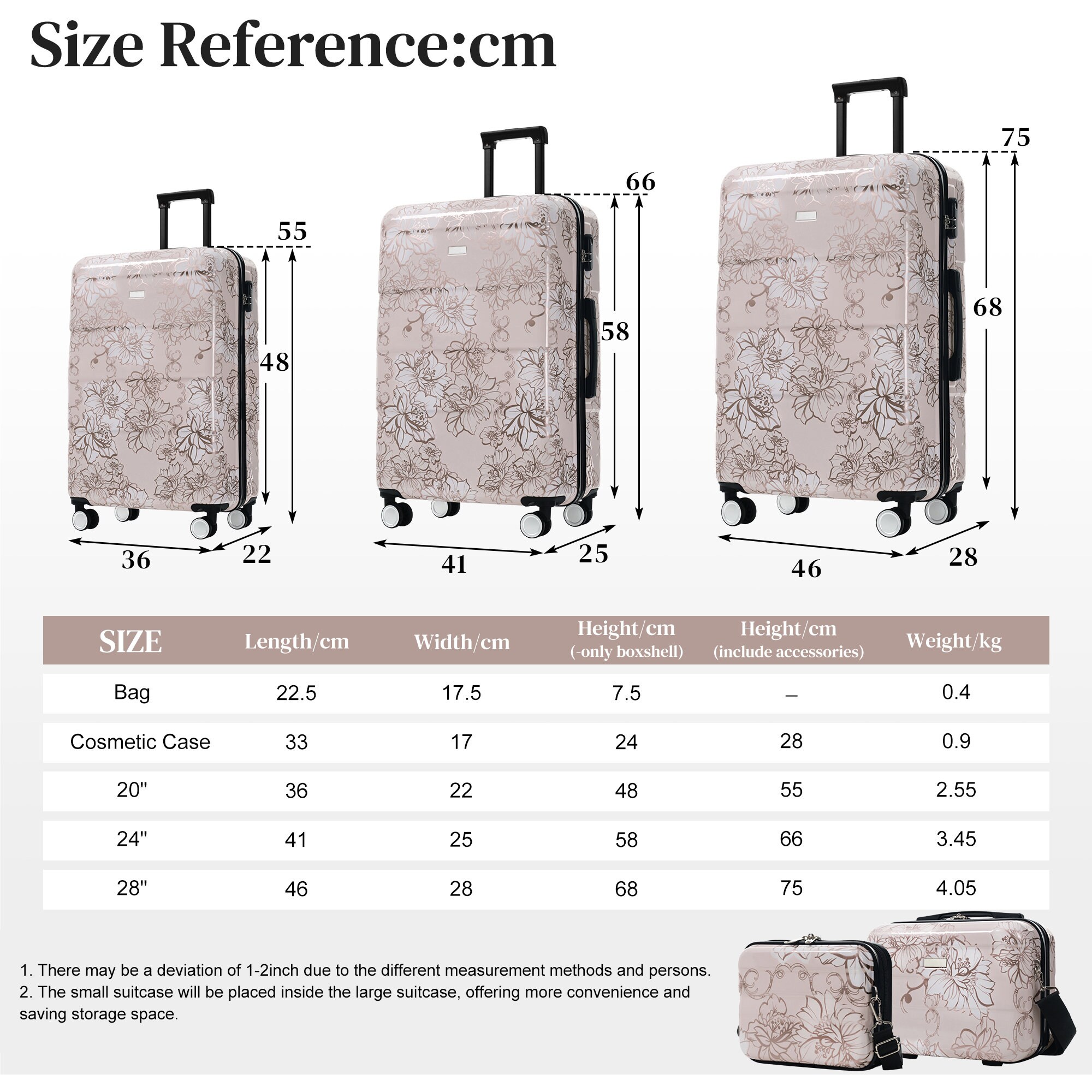 Misopily LMS0207L75 Luggage-And-Luggage-Sets - View #3