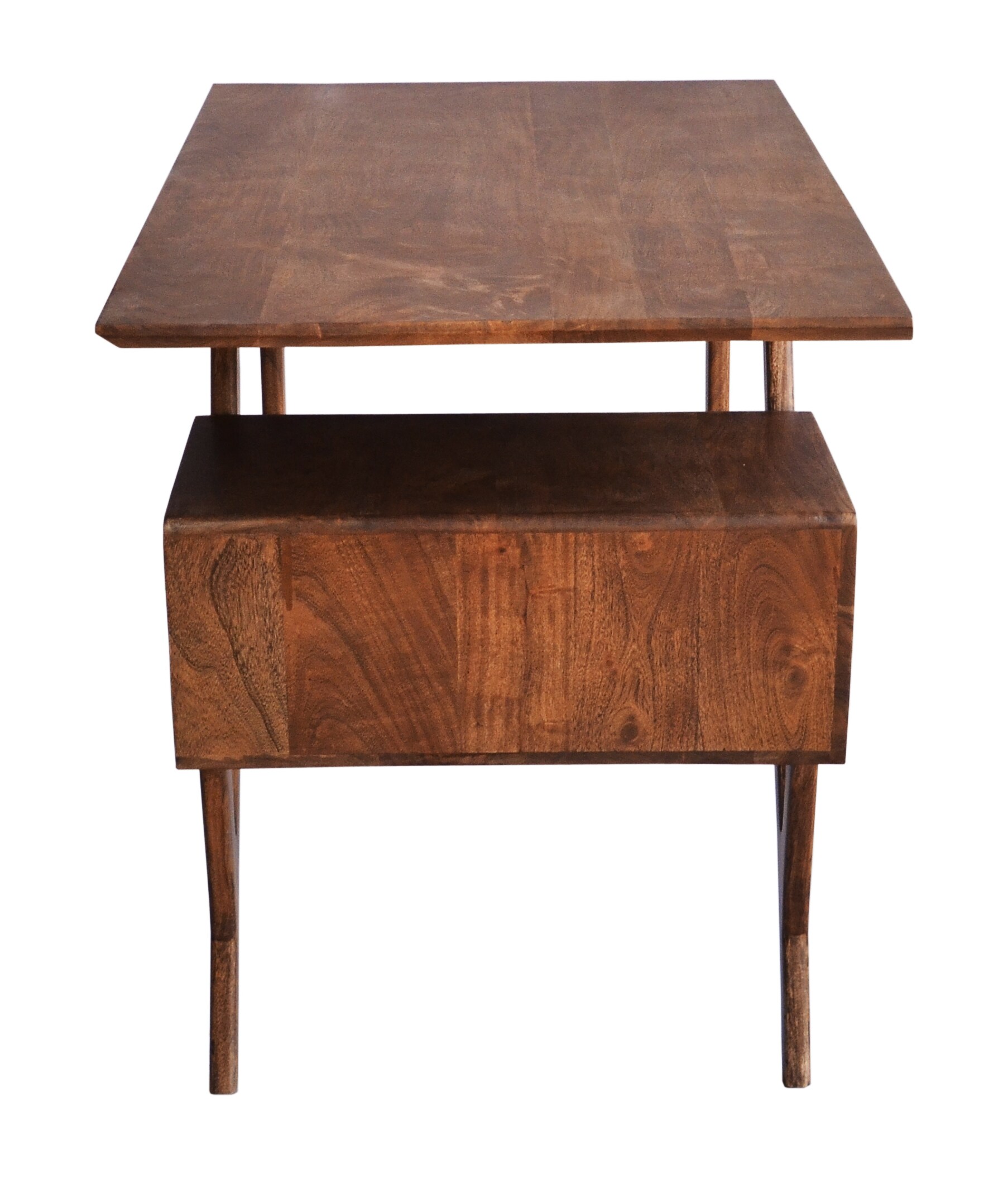 Coast to Coast Knoll 55-in Brown Acacia Writing Desk in the Desks  department at