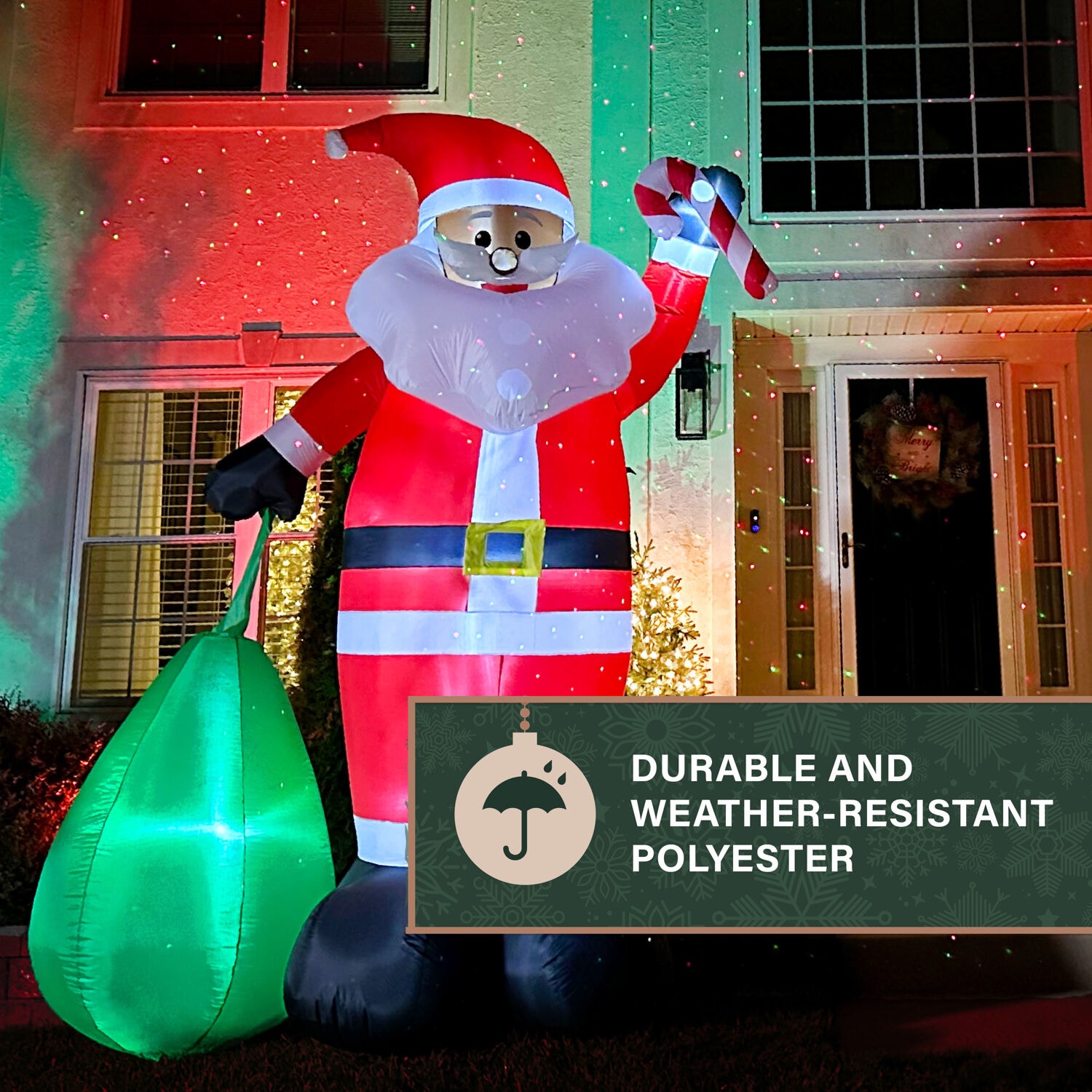 Fraser Hill Farm FHFAASANTA101-L Christmas-Inflatables - View #6