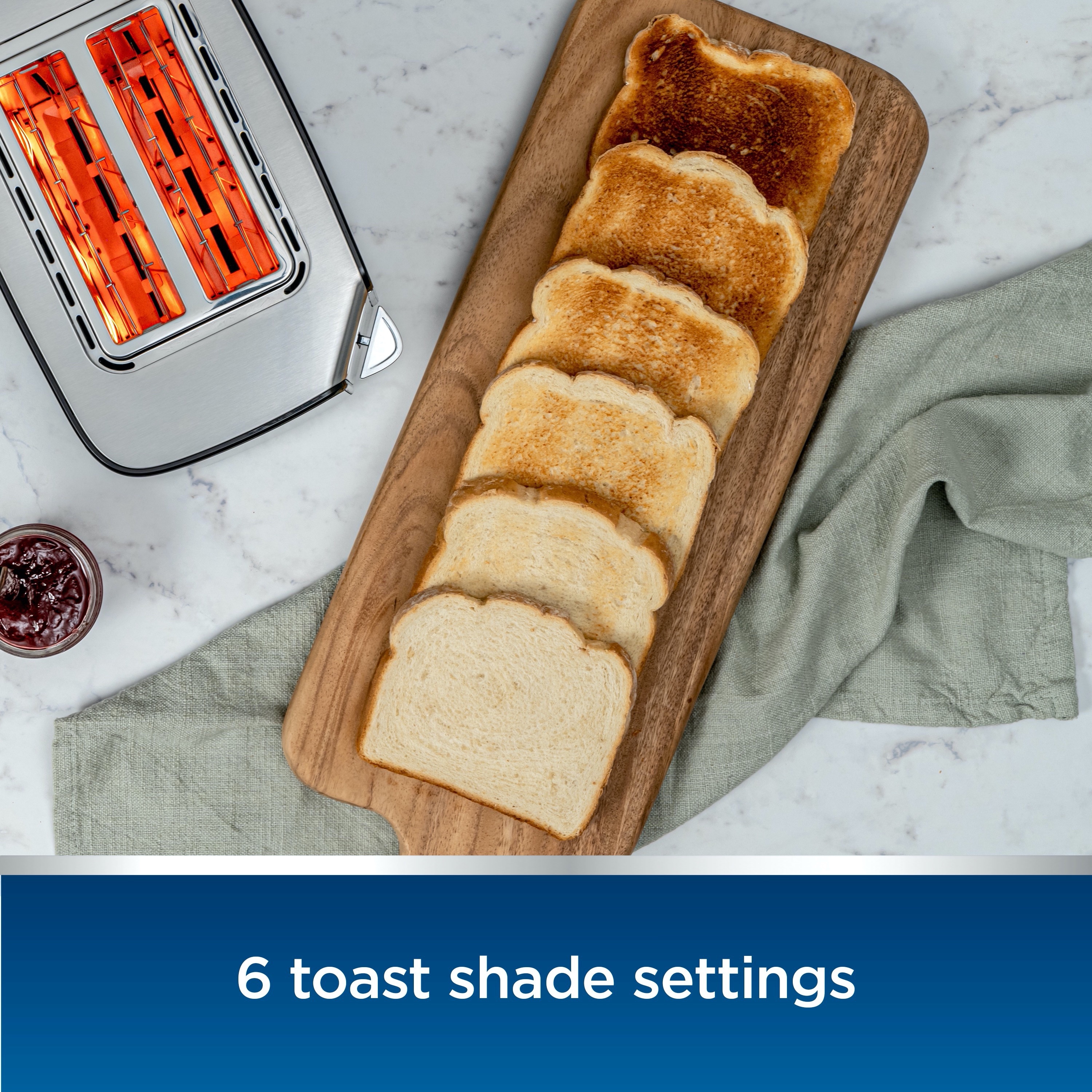 Oster 2-Slice Stainless Steel Digital Touchscreen Toaster