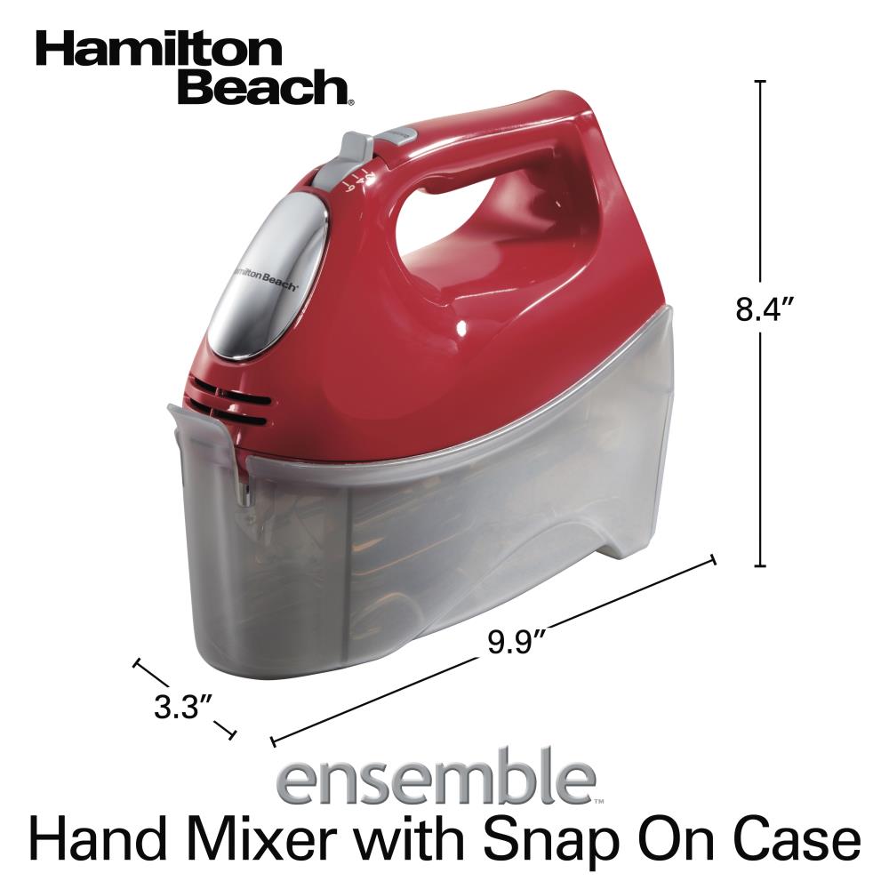 Hamilton Beach Hand Mixer with Snap-On Case