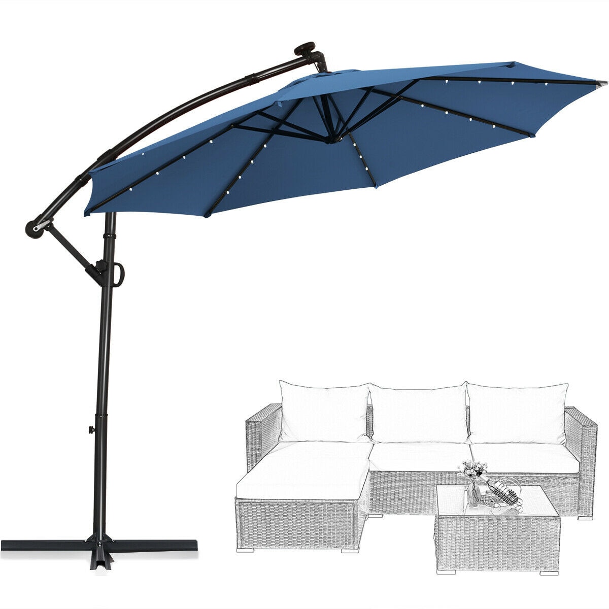 Clihome CWCH-OP70AD282BL Umbrellas-2 - View #11
