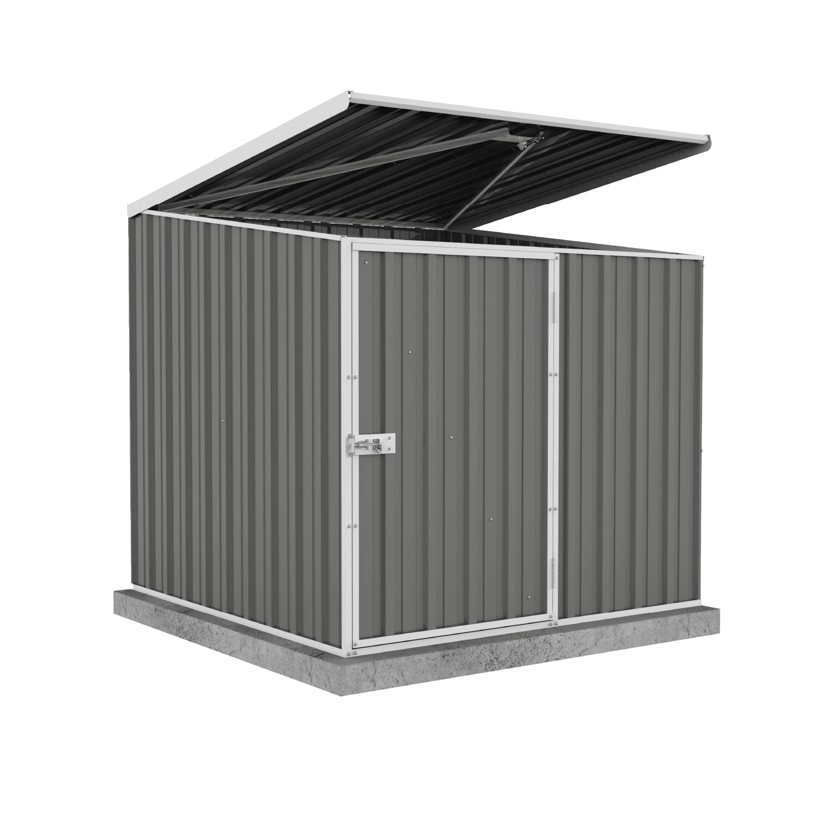 ABSCO AB1070 5-ft x 5-ft Utility Galvanized steel Storage Shed