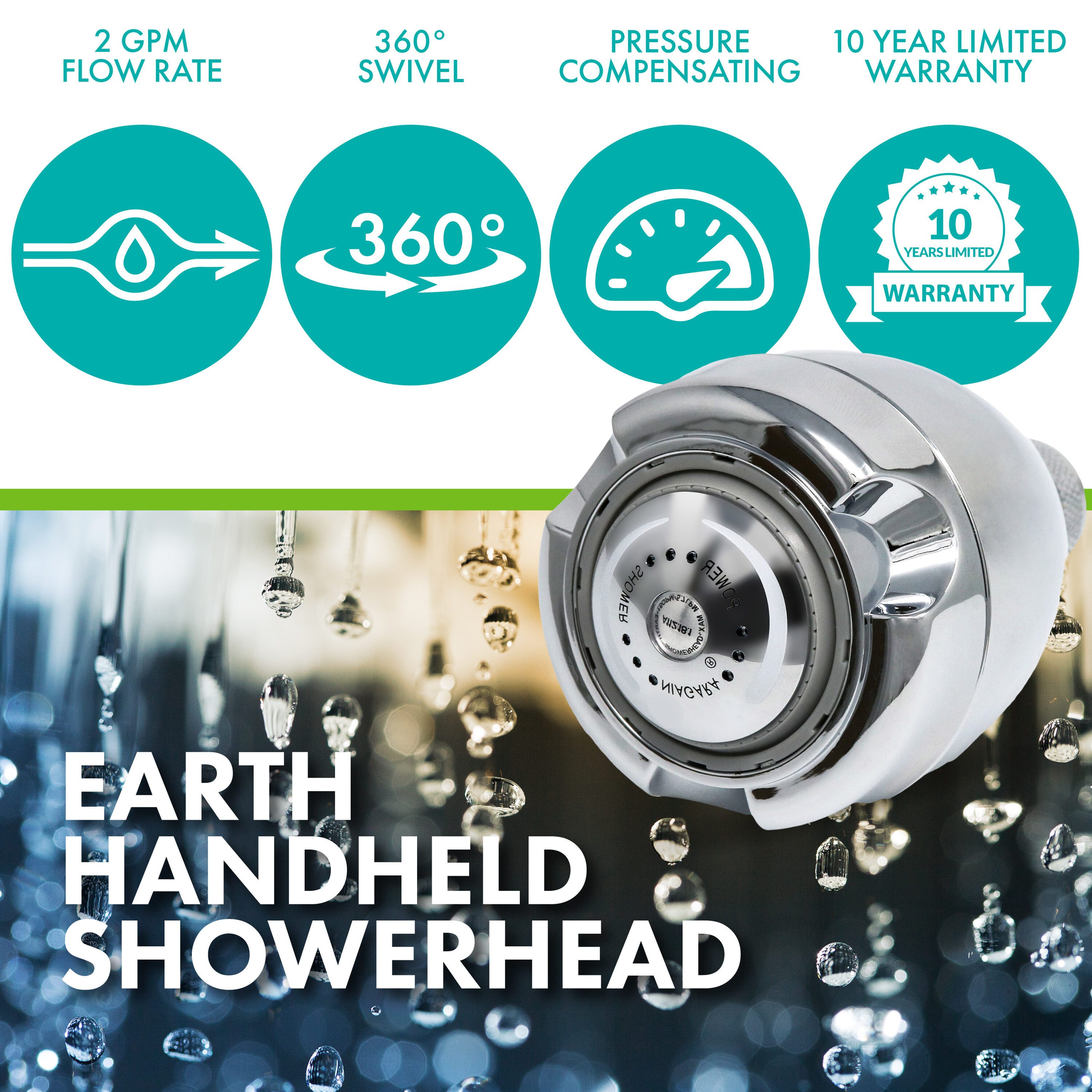 Niagara Conservation N2920CH Fixed-Showerhead - View #2
