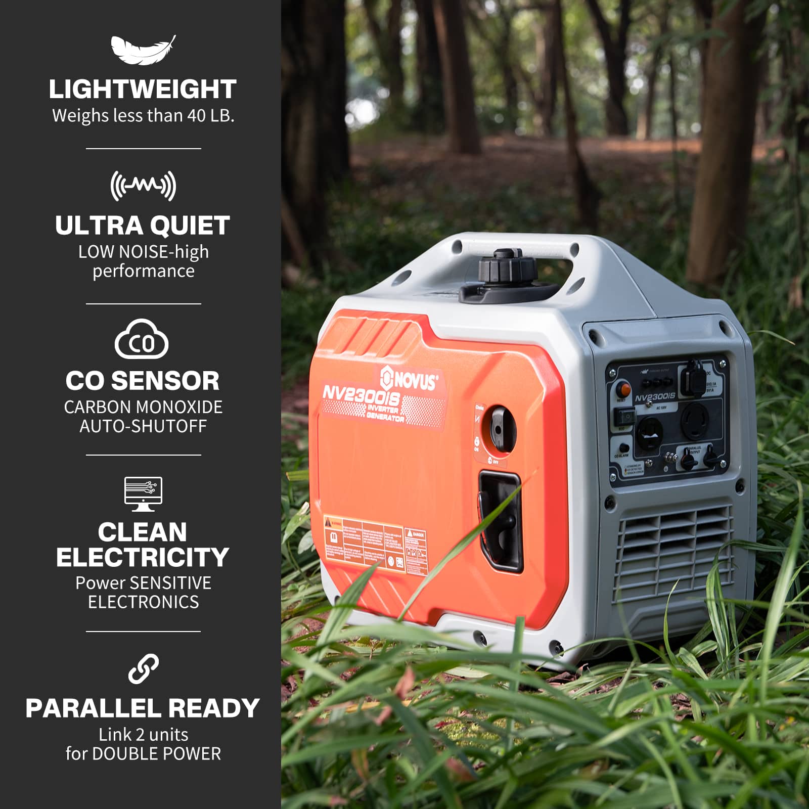 Novus NV2300IS Inverter-Generators - View #4