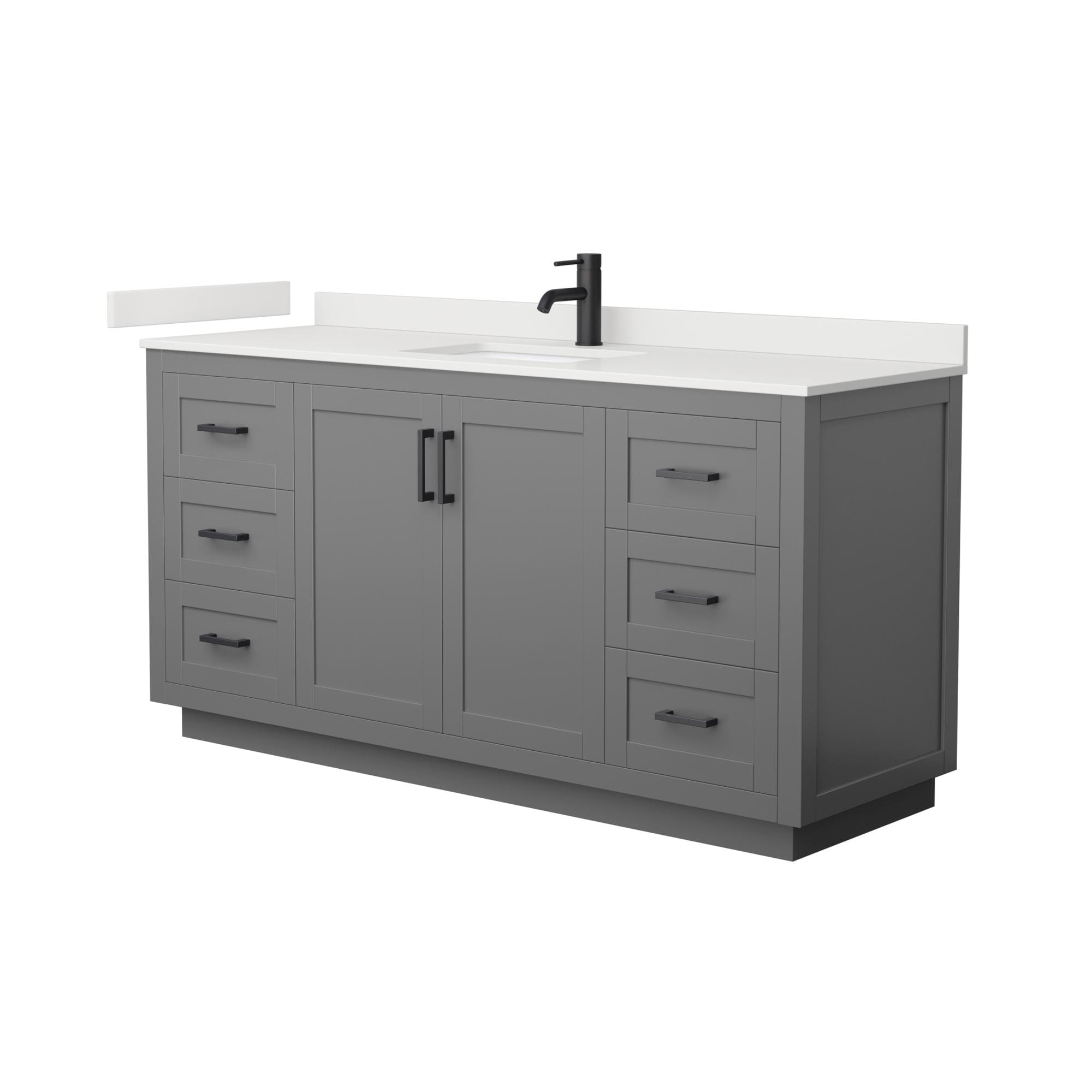 Wyndham Collection WCF292966SGBWQUNSMXX Bath-Vanity-Combo - View #2