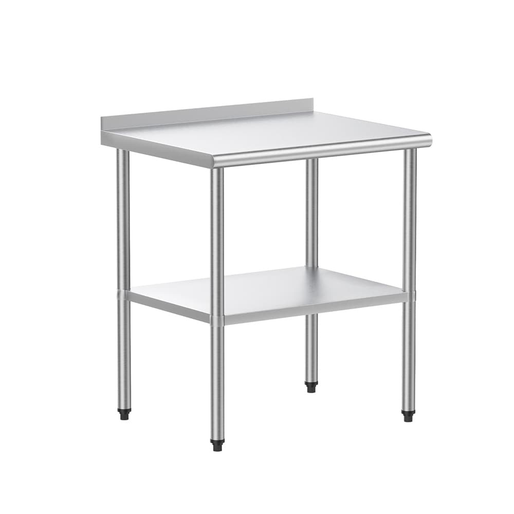 Outopee LO1G47000329 Stainless steel Steel Base with Stainless steel Metal Top Prep Table ( 24-Inches x 30-Inches x 36-Inches )