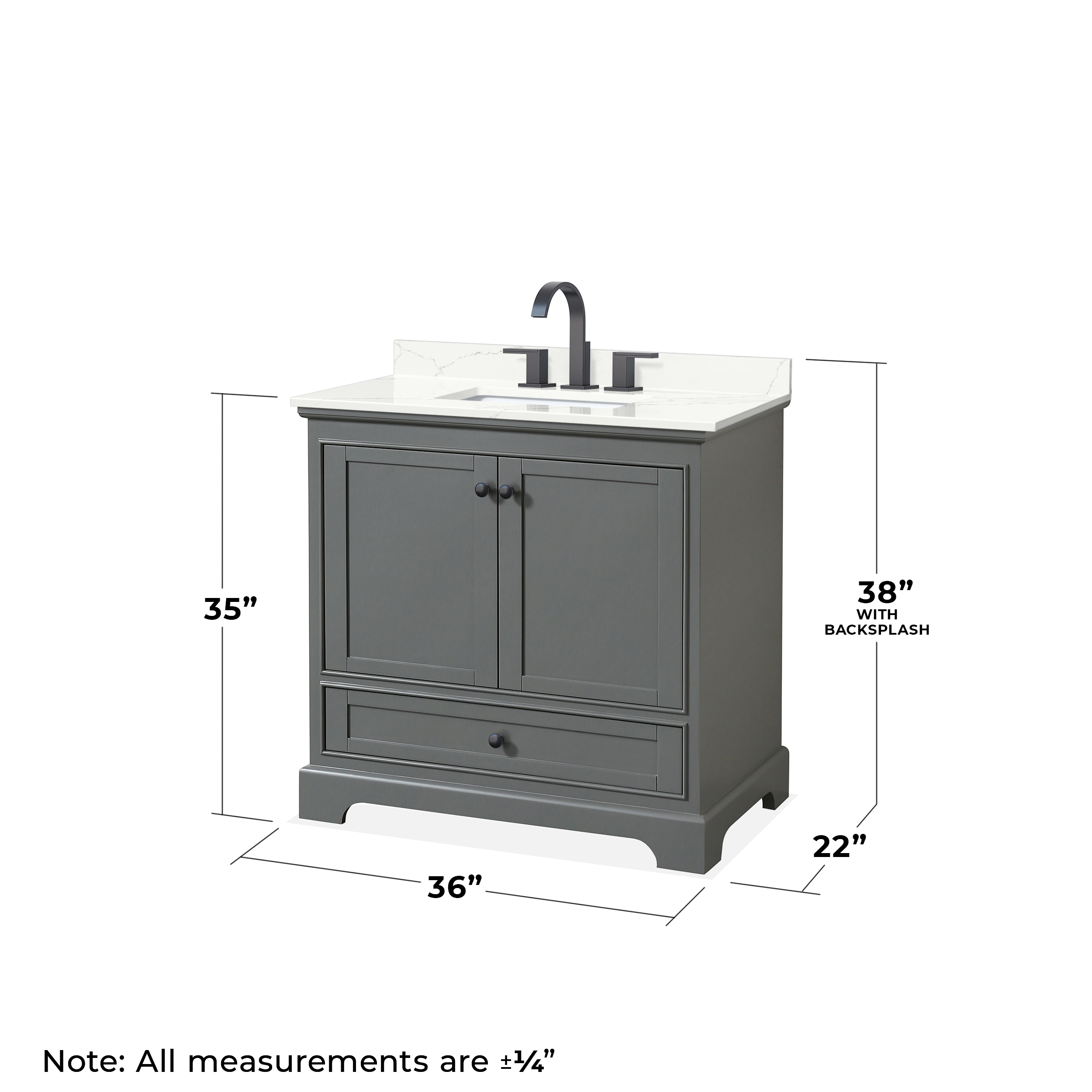 Wyndham Collection WCS202036SGBGTUS3MXX Bath-Vanity-Combo - View #4