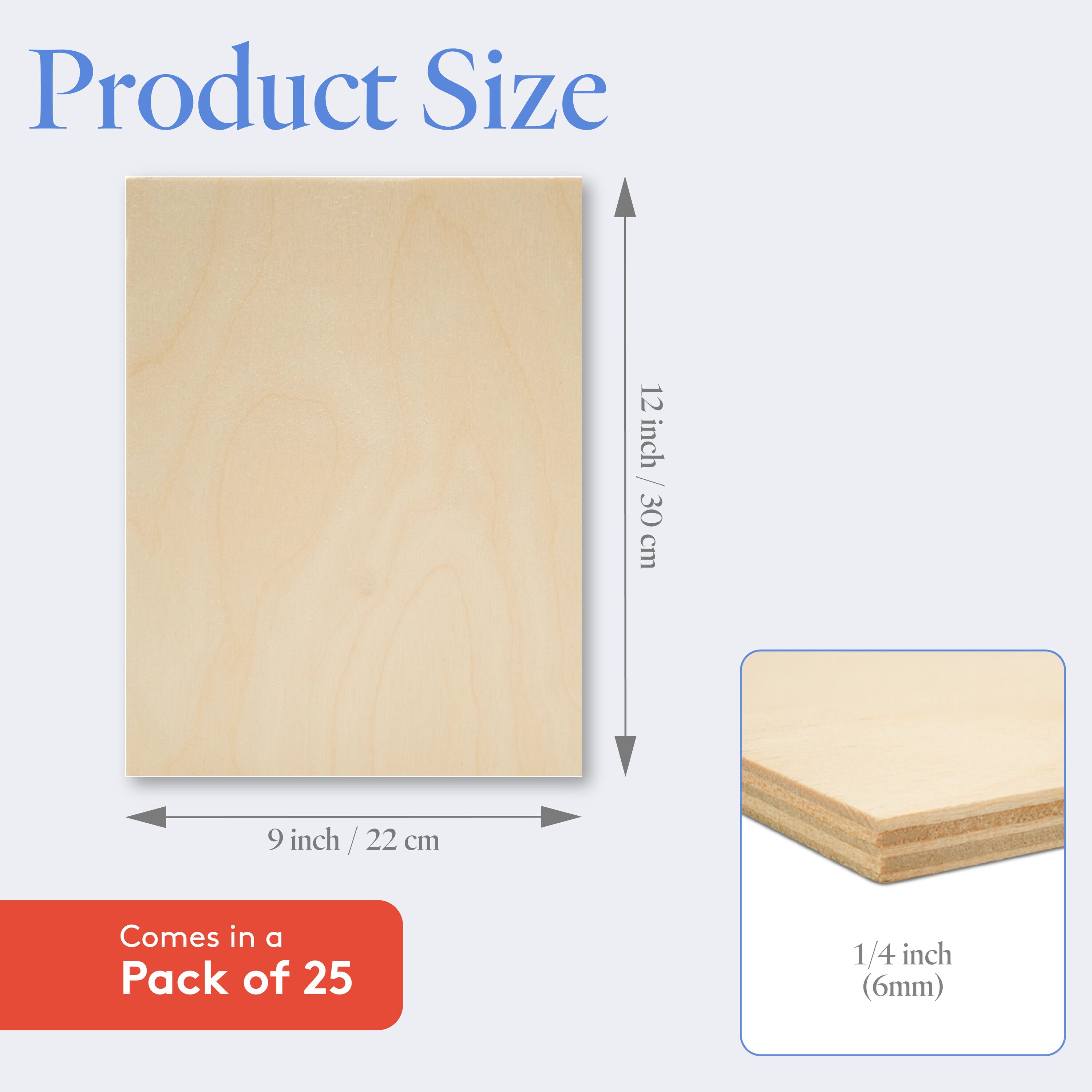 Woodpeckers Crafts MF-PLY-12-9-14-P25 Llc-Plywood - View #2