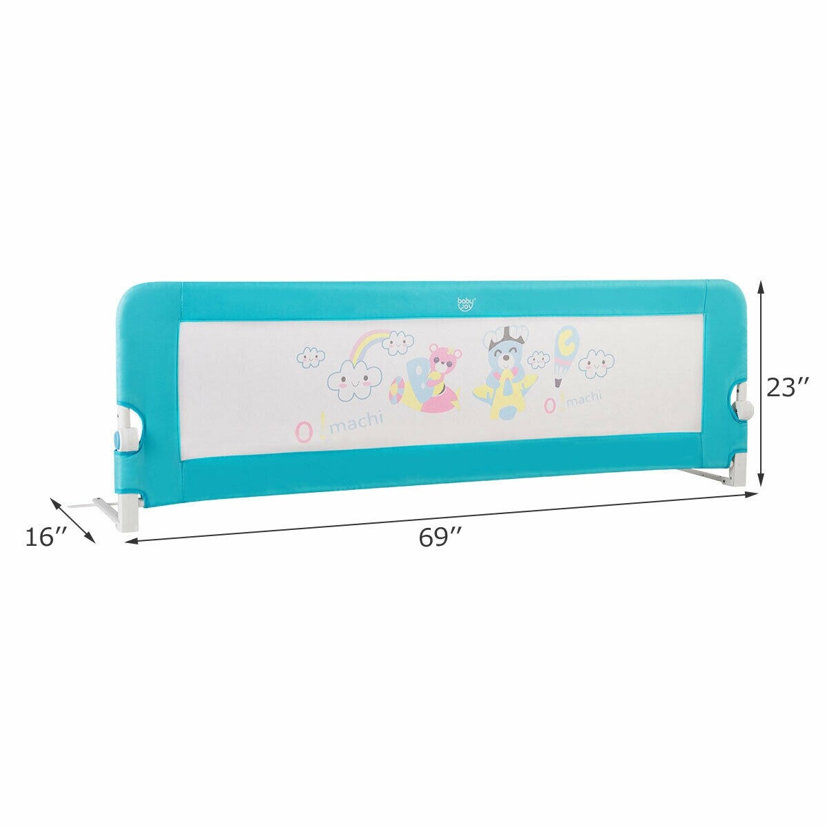 CASAINC WF-HYSN-5582BL Bed-Rails - View #3