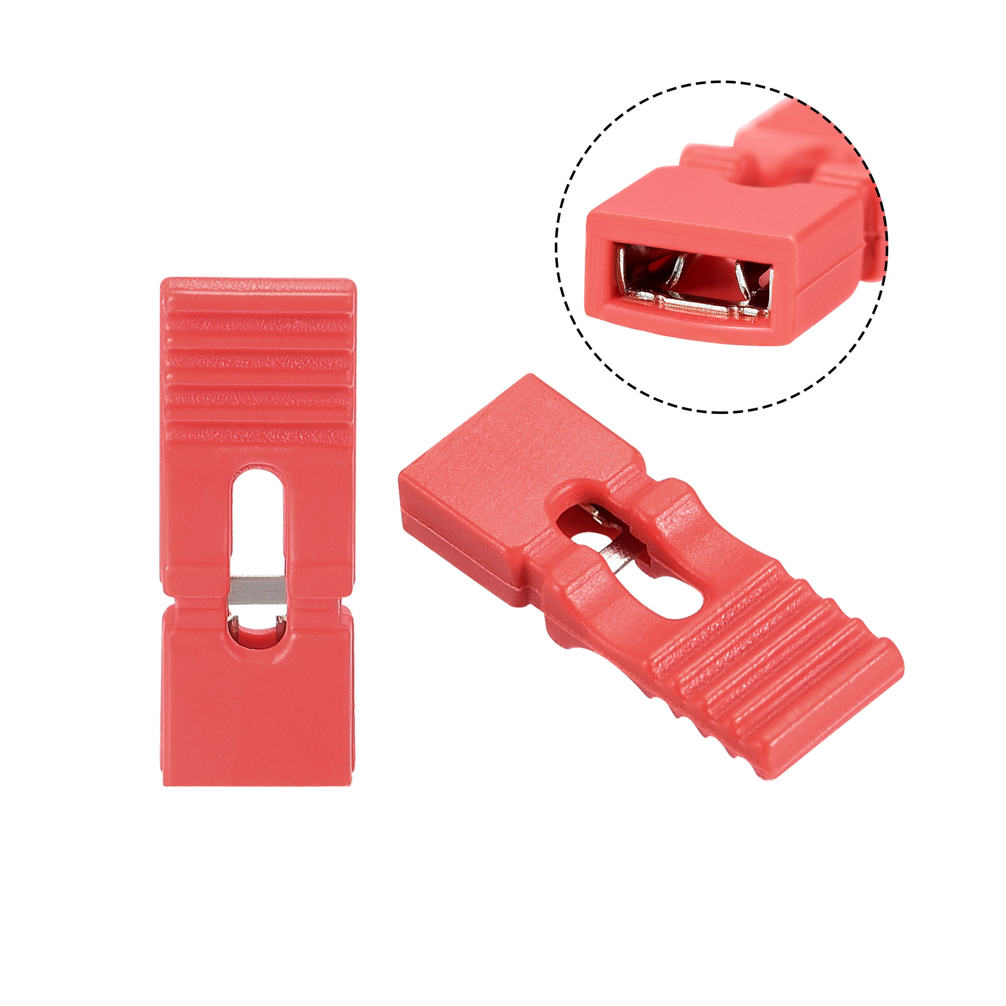 Unique Bargains 30pcs 2.54mm Pin Header Jumper Cap Lengthened Short ...