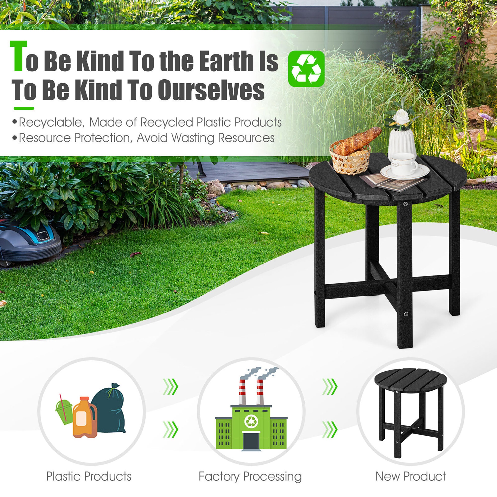 Forclover HYFW-T940BA Patio-Tables - View #6