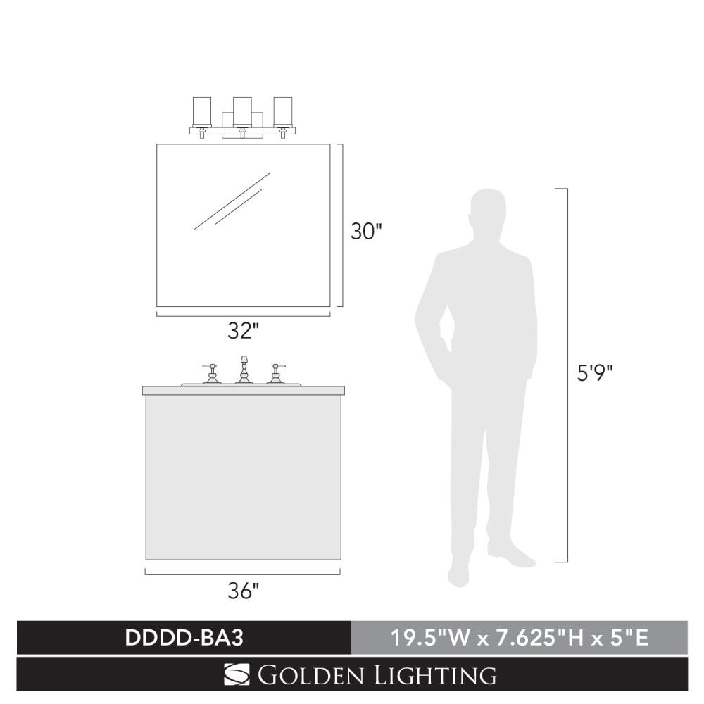 Golden Lighting DDDD-BA3 b089995 - View #7