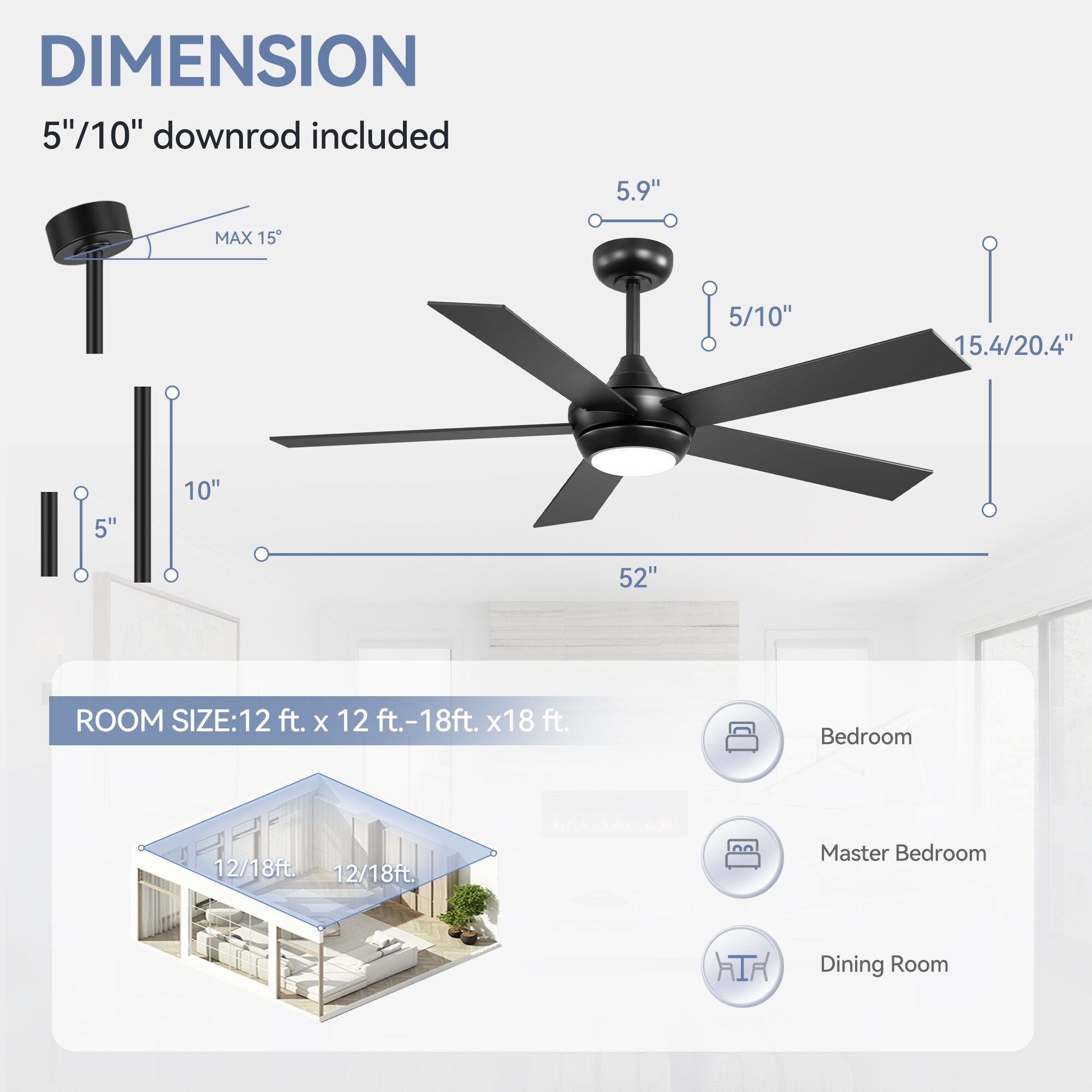Breezary 32024-AB Ceiling-Fans - View #12