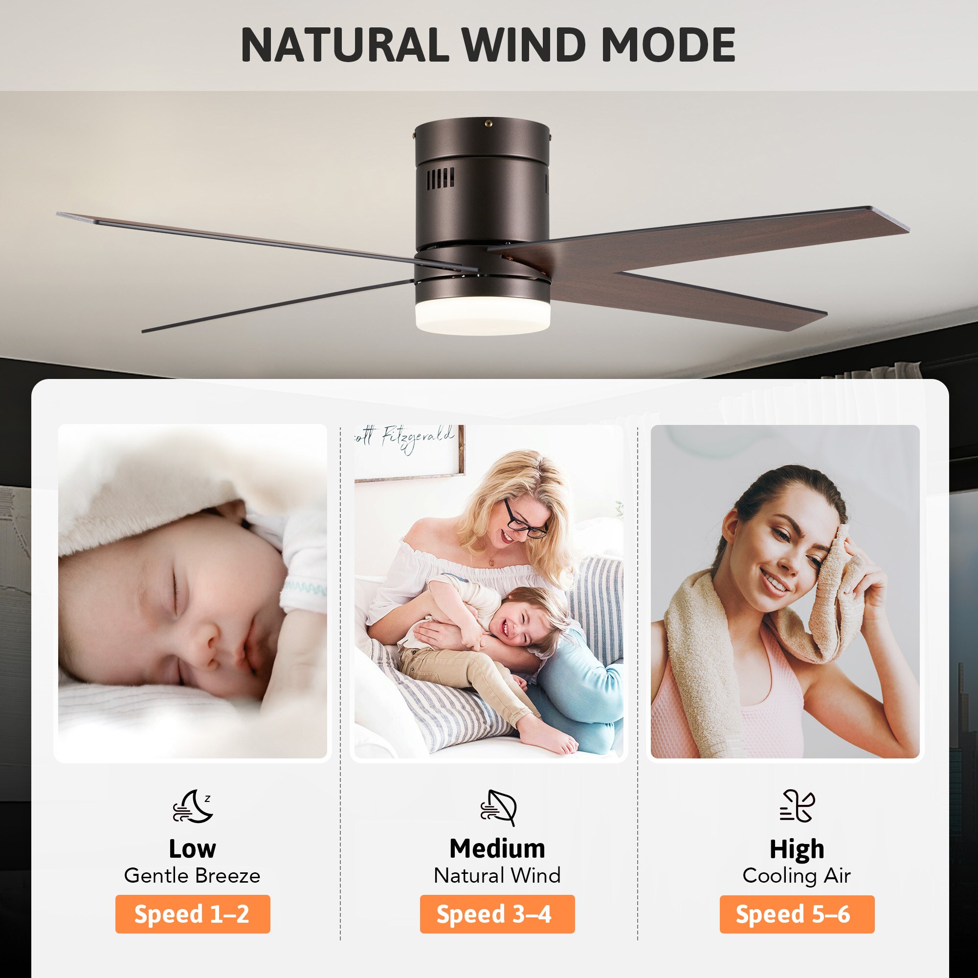 CO-Z CFN-1017-NB Ceiling-Fans - View #7
