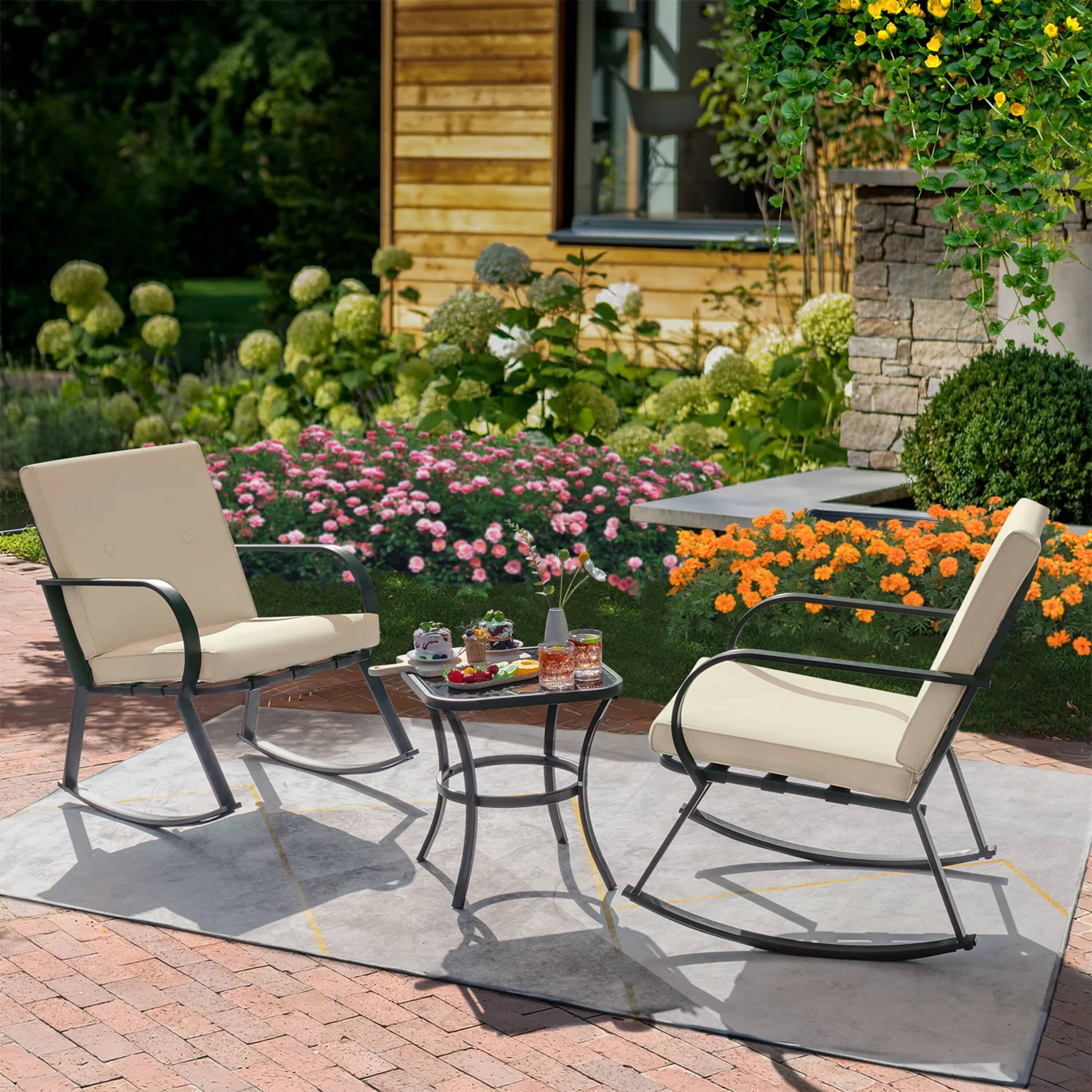 Vineego LS-LCRC21307 Patio-Conversation-Sets - View #5