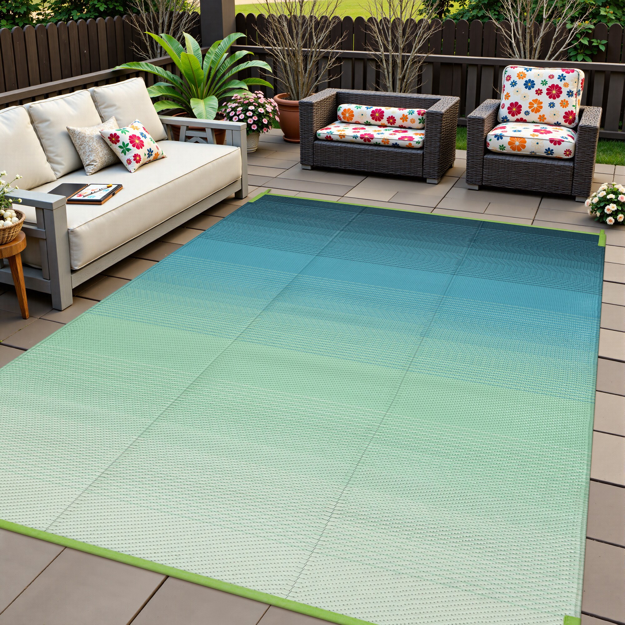 Lahome OR-PP-010-BL2 rugs - View #3