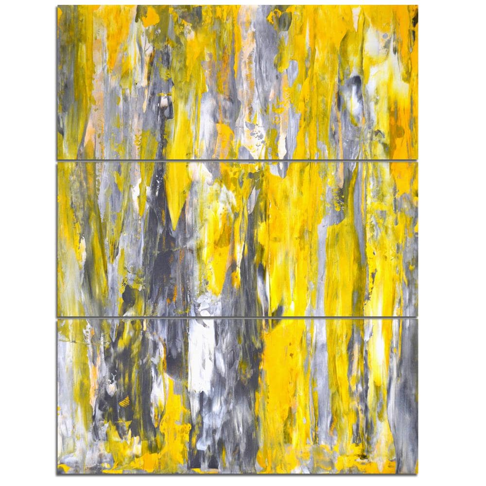 Designart PT6268-3PV 36-in H x 28-in W Modern Print on Canvas