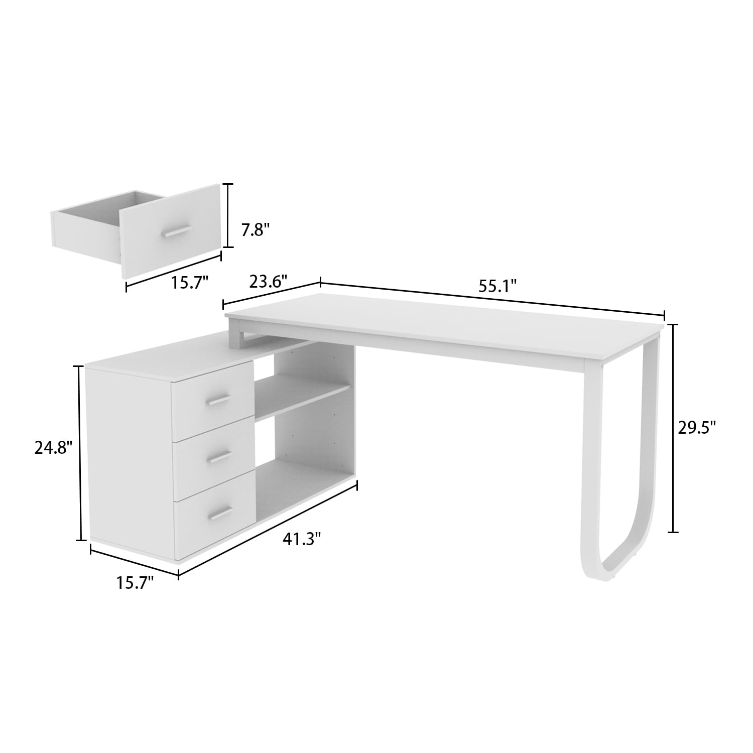 FUFU&GAGA LJY-JX0009-05 desks - View #9