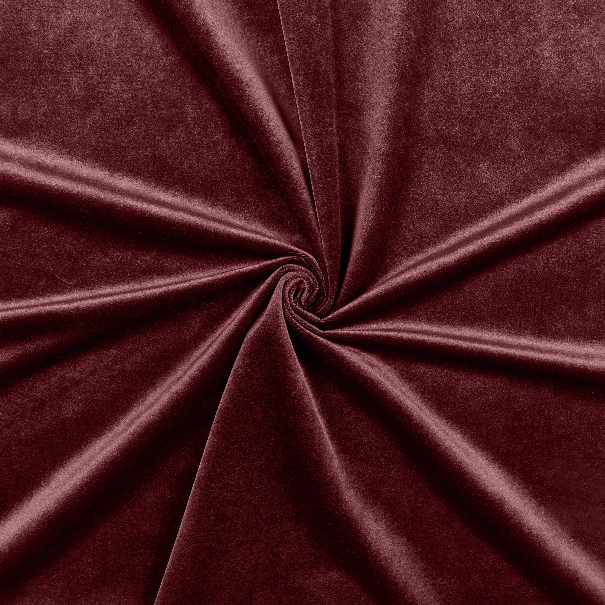 Luxurious Burgundy Velvet Light-Filtering 54"x96" Curtain Pair