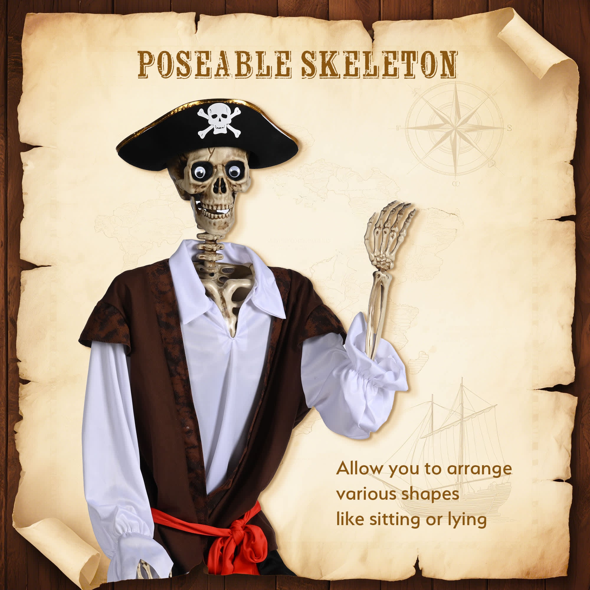 Yescom 60HAL062-65INH-07-LO Table-Halloween-Decor - View #4