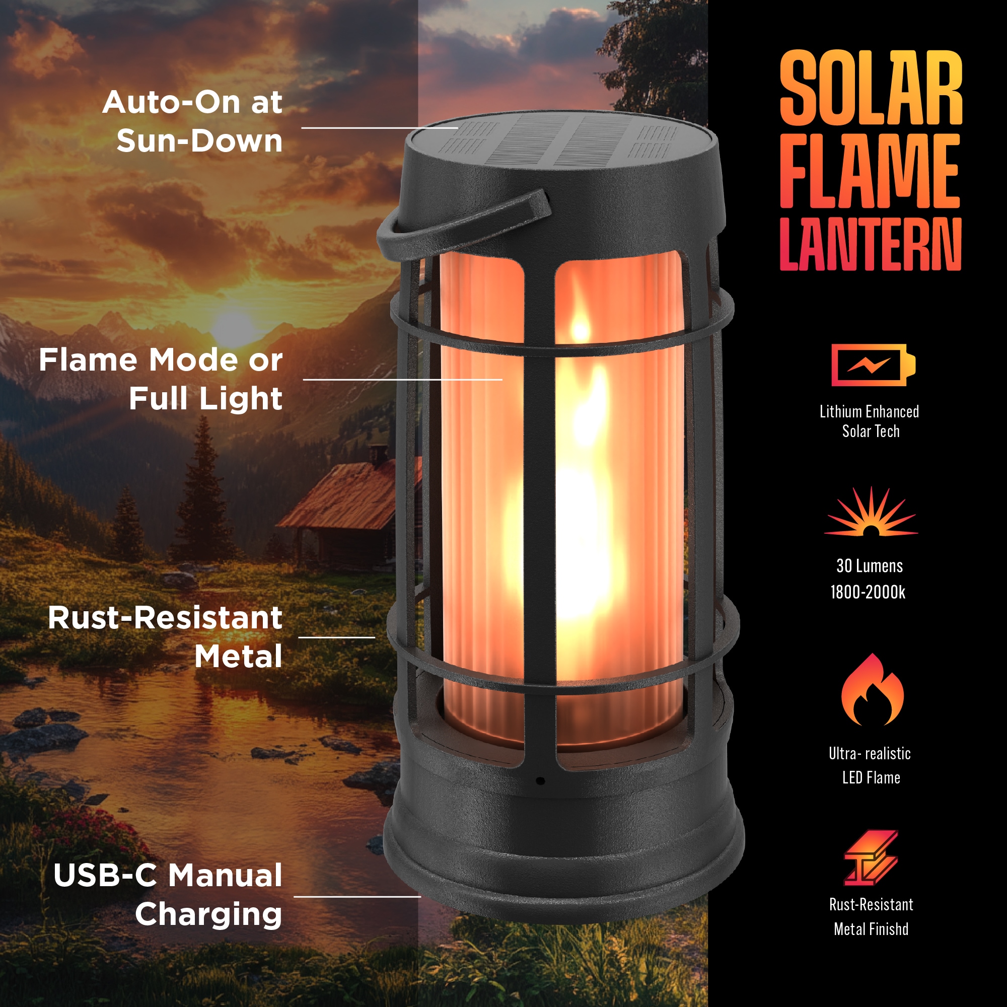 FoxFlame FFMDL1-1PK Landscape-Lighting-Stakes - View #14