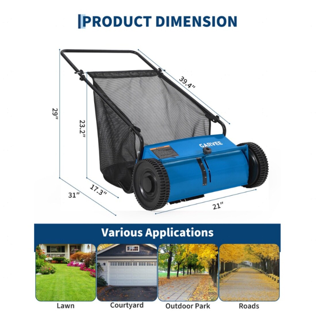 Garvee 95POOVK702KG lawnsweeper - View #7