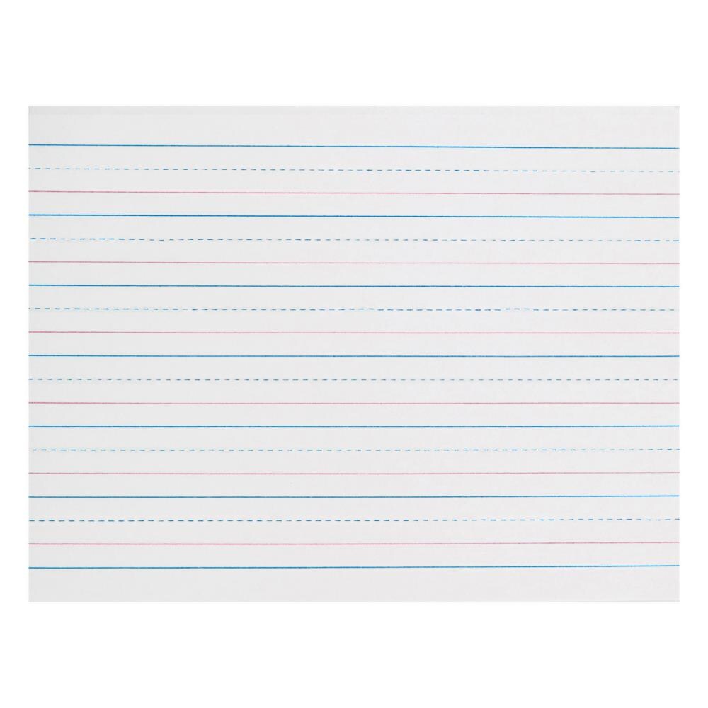 Zaner-Bloser PACZP2409-2 Sulphite Handwriting Paper, Dotted Midline, Grade K, 3/4 In x 3/8 In x 3/8 In Ruled Long, 10-1/2 In x 8 In, 500 Sheets Per Pack, 2 Packs
