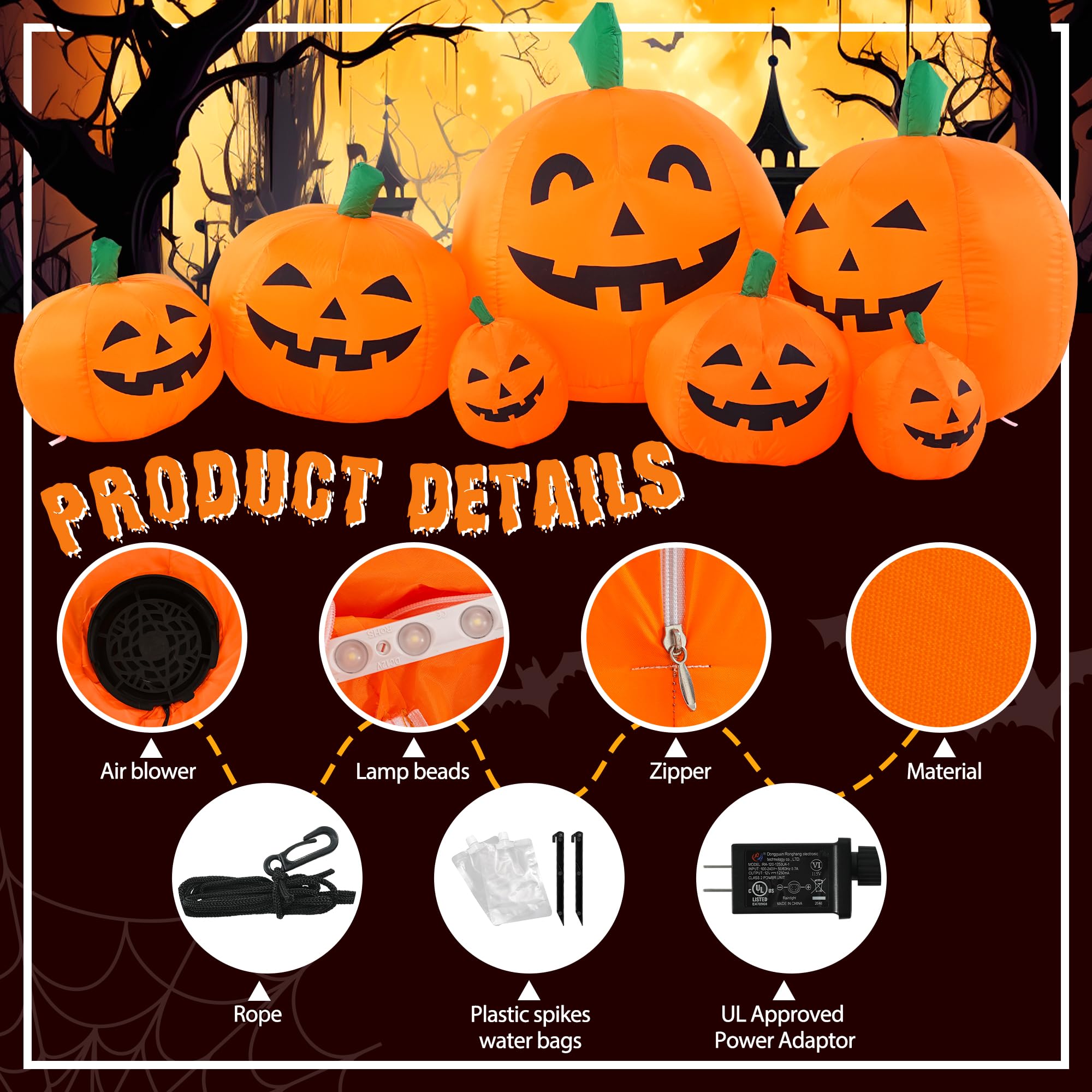 ZHLKING 885287709187 Table-Halloween-Decor - View #4