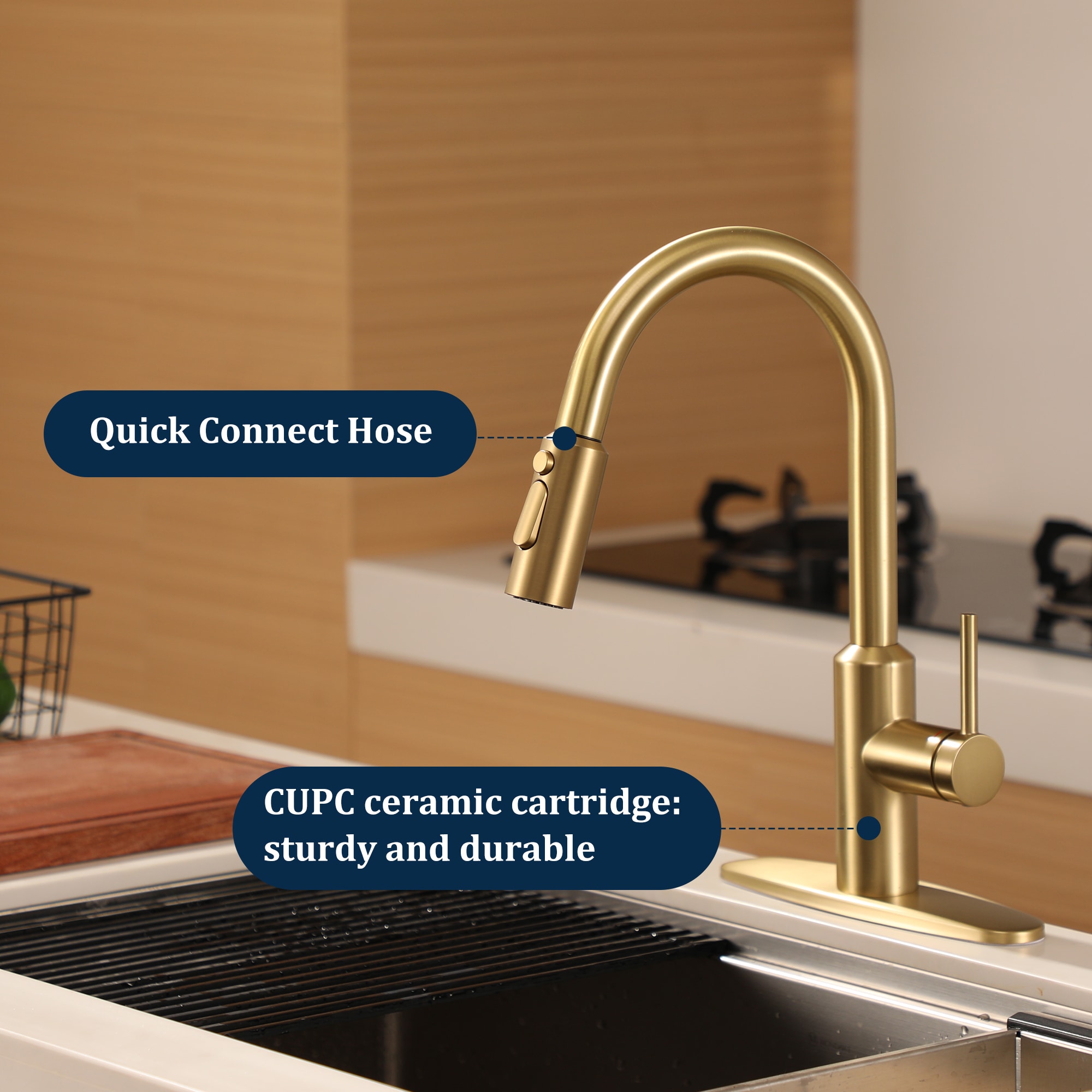 Mondawe MD-D02-MB Kitchen-Faucets - View #7