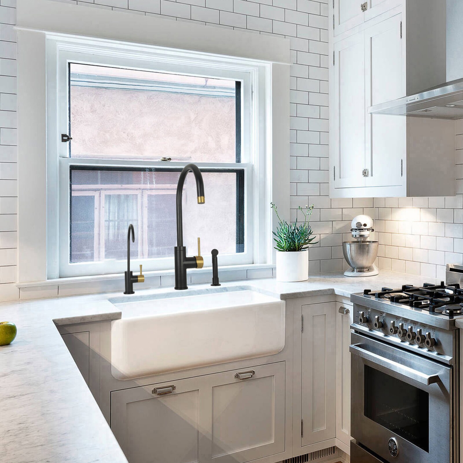 Akicon AK96966-BLBG Kitchen-Faucets - View #6