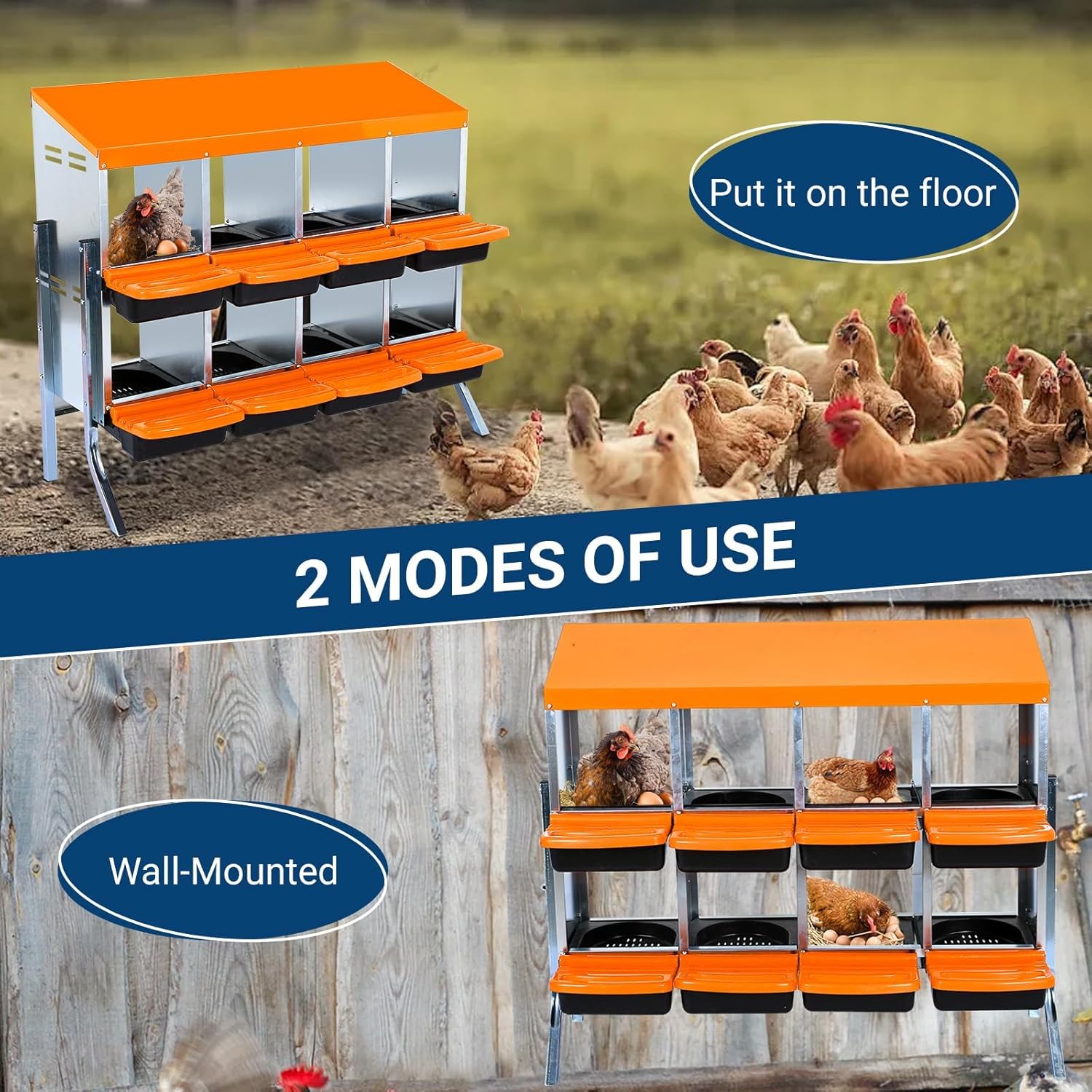 Qeetex GGL-PPG-33CXHAP8 Chicken-Coops-Rabbit-Hutches - View #4