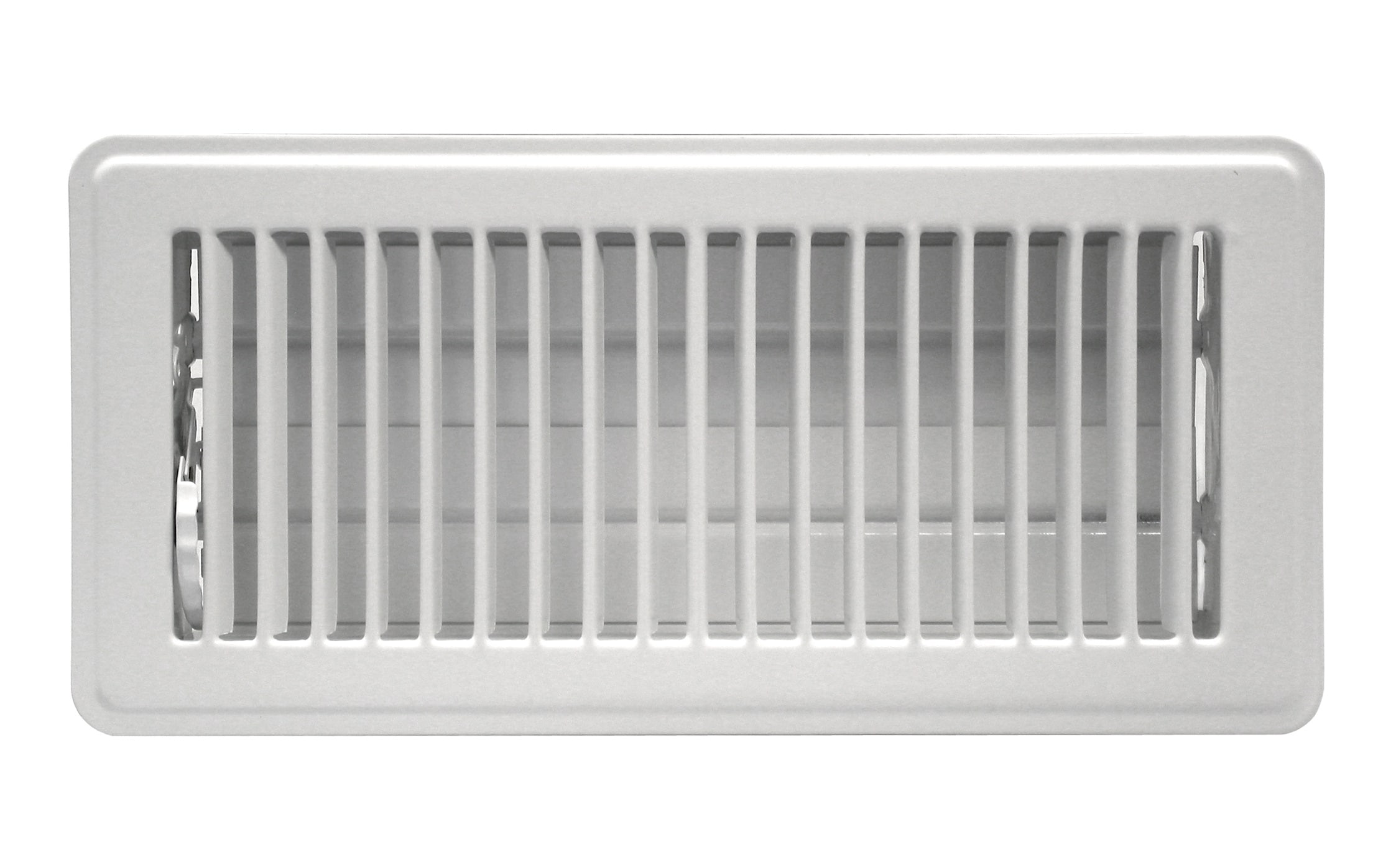 Accord Ventilation 4-in x 8-in 1-way Steel White Floor Register at ...