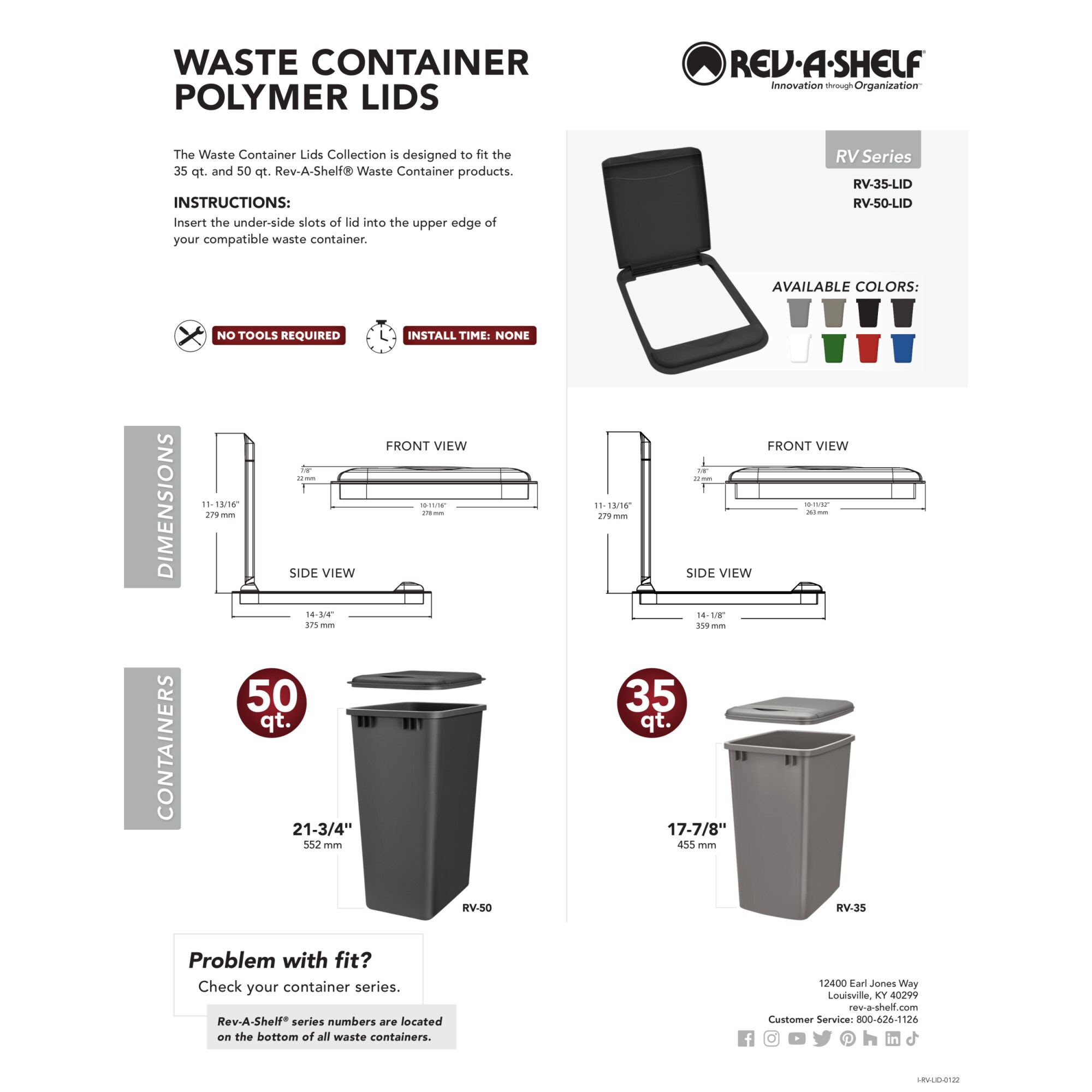Rev-A-Shelf 239132 Pullout-Trash-Cans - View #6