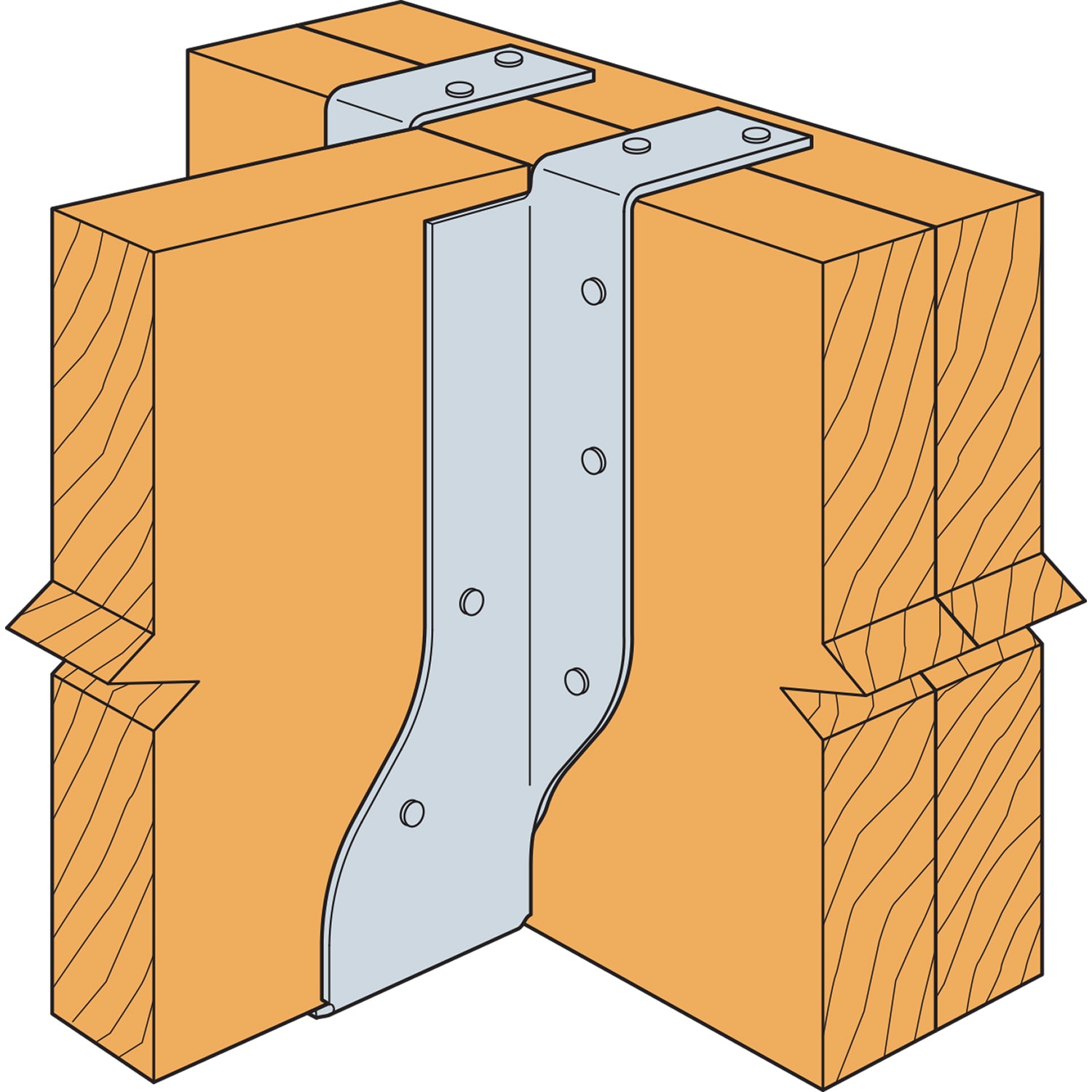Simpson Strong-Tie HU28TF Joist-Hangers - View #2