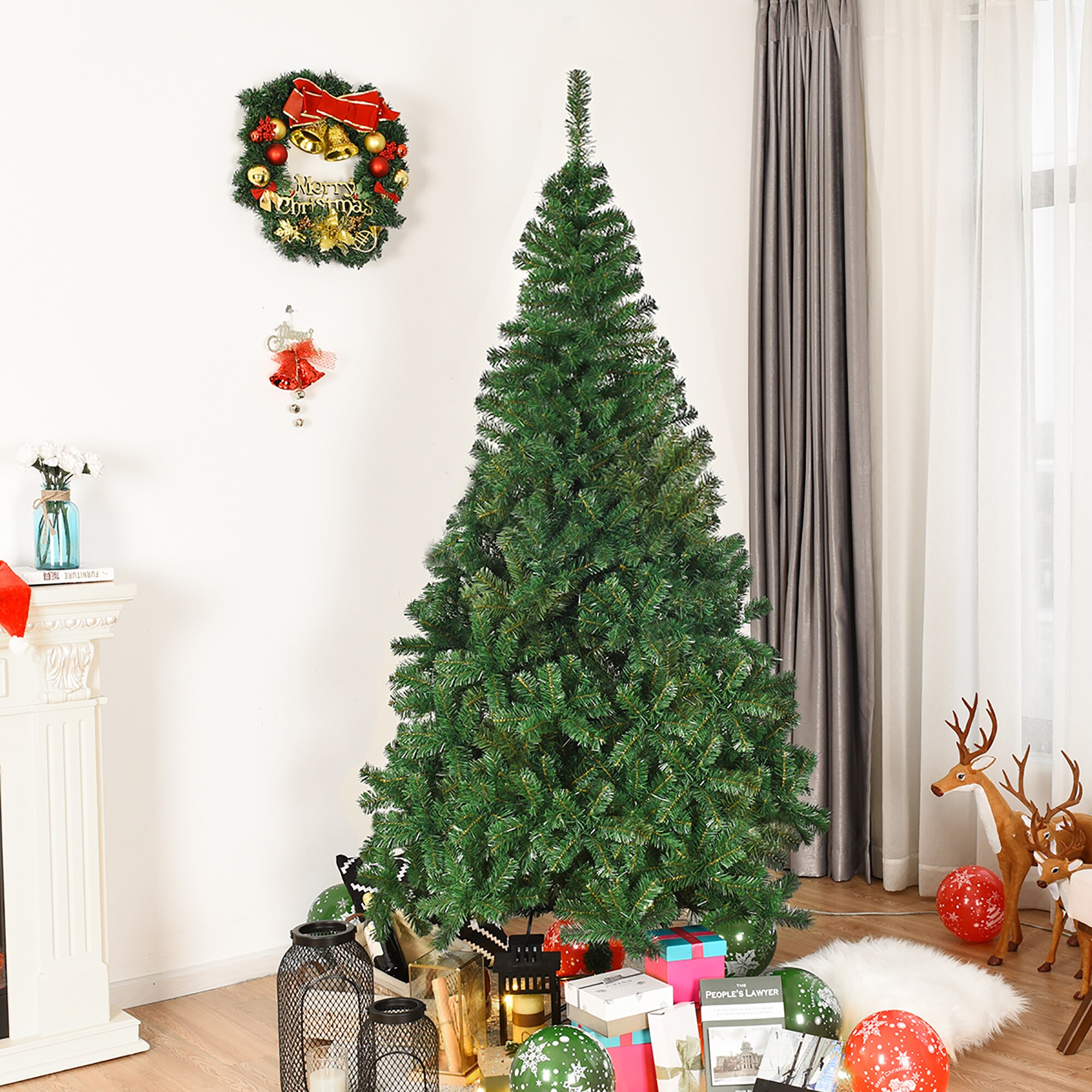 Costway CM19723 Artificial-Christmas-Trees - View #4