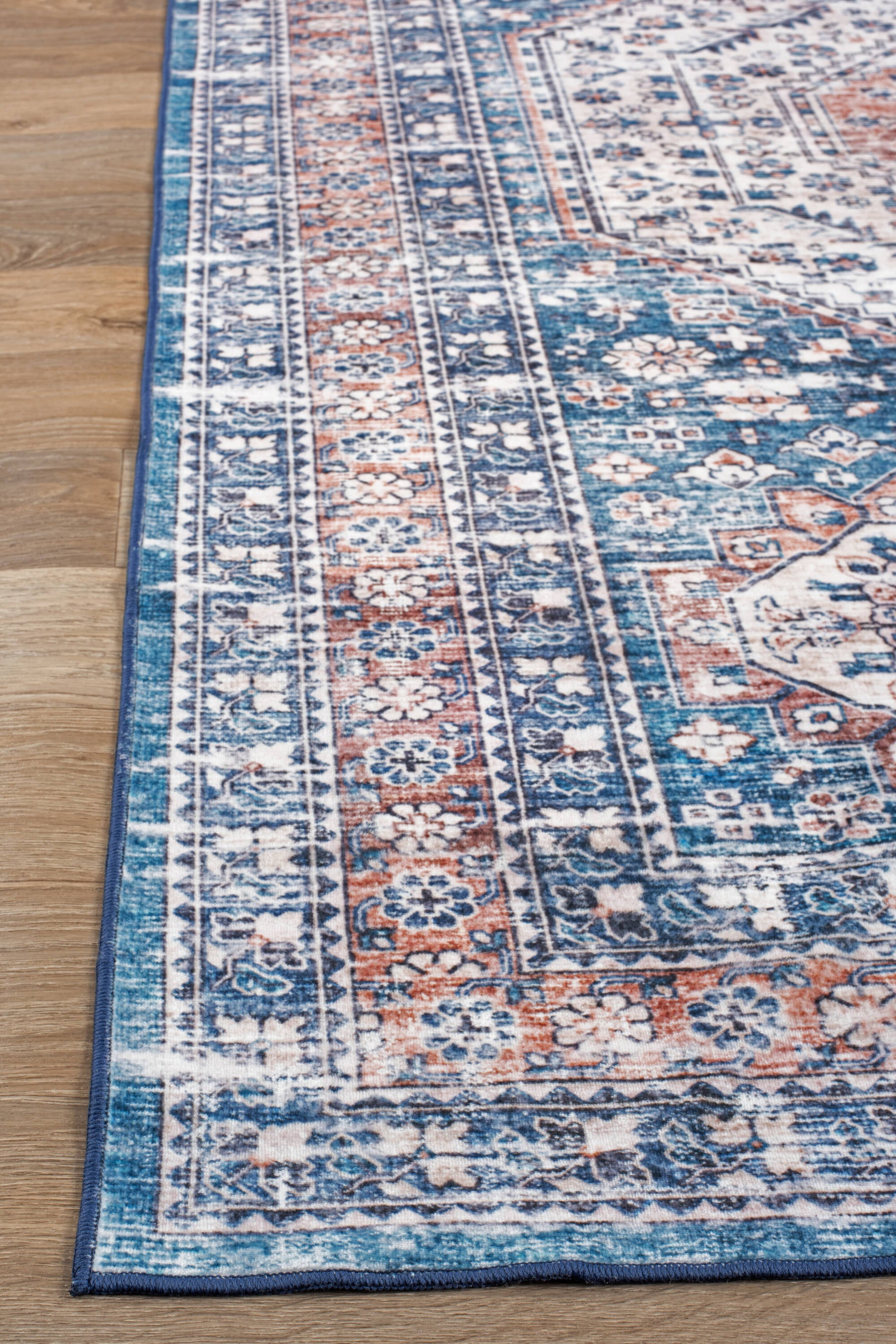 World Rug Gallery 7026BLUE5X7 rugs - View #7