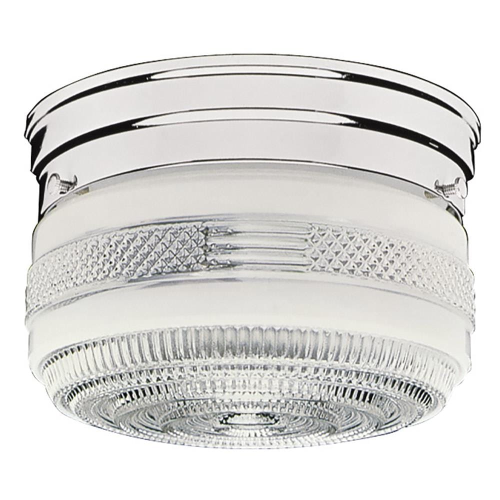 Design House 501999 2 -Light 8.8-in Polished Chrome Flush Mount Light