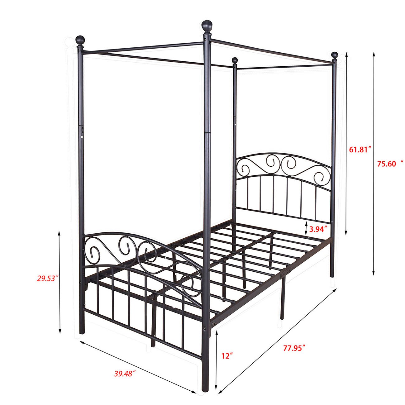 CASAINC BF-WF-715LT-BL beds - View #2