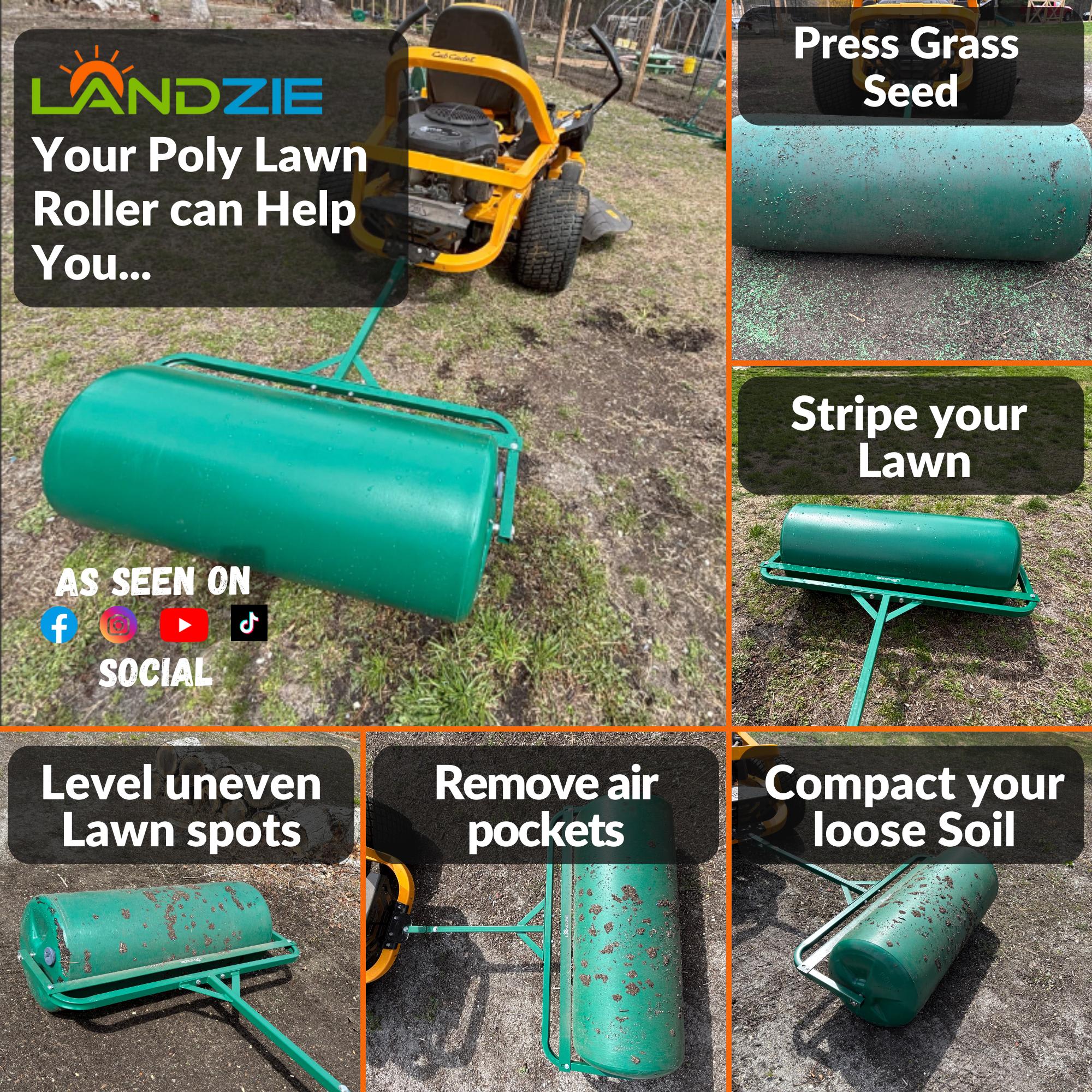 LANDZIE L-RLR-LWN-136 Tow-Behind-Lawn-Rollers - View #6