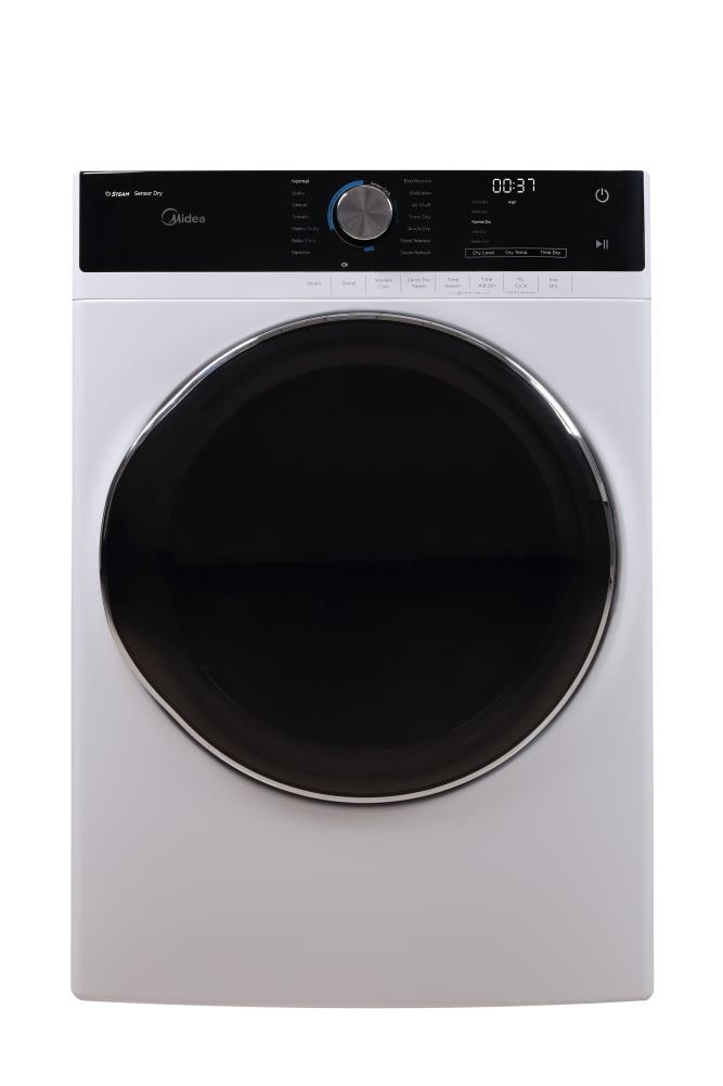 Midea MLE52S7AWW 8-cu ft Stackable Steam Cycle Vented White )