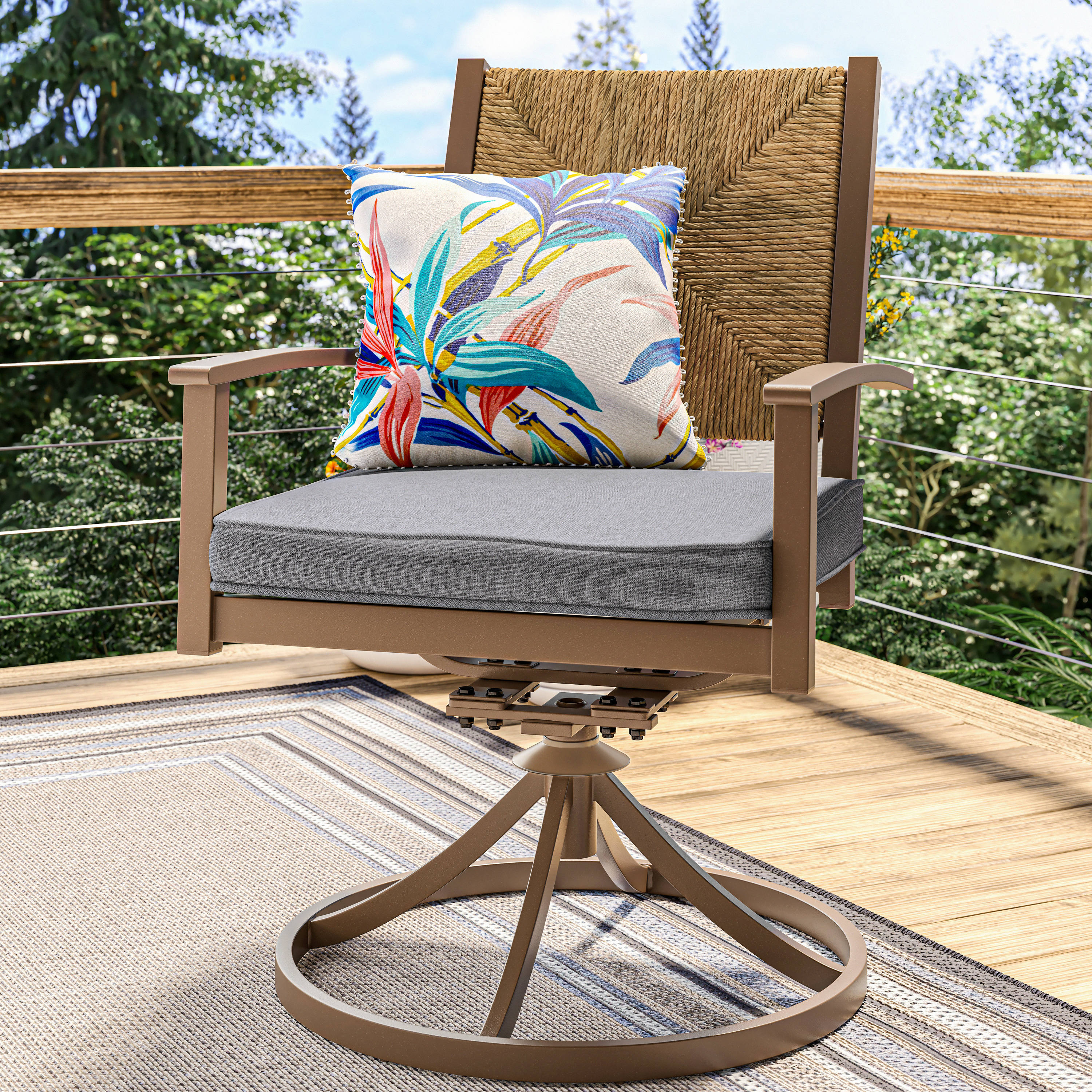 allen + roth TN0MS09B-9C8 Outdoor-Accent-Pillows - View #9