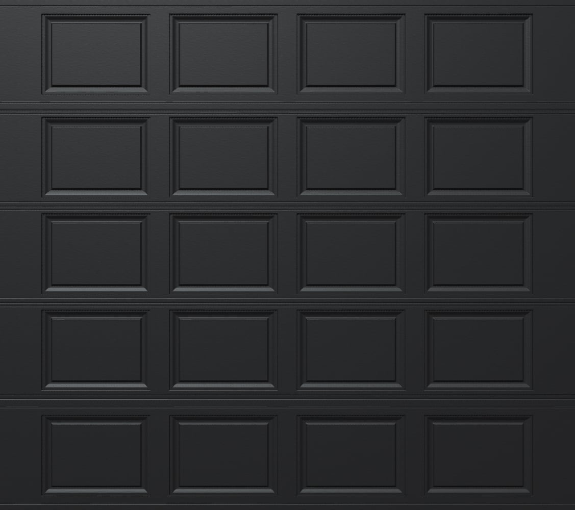 Wayne Dalton WD8300CBL98 Classic Steel Model 8300 9-ft x 8-ft 12.12 R-Value Insulated Black Single Garage Door