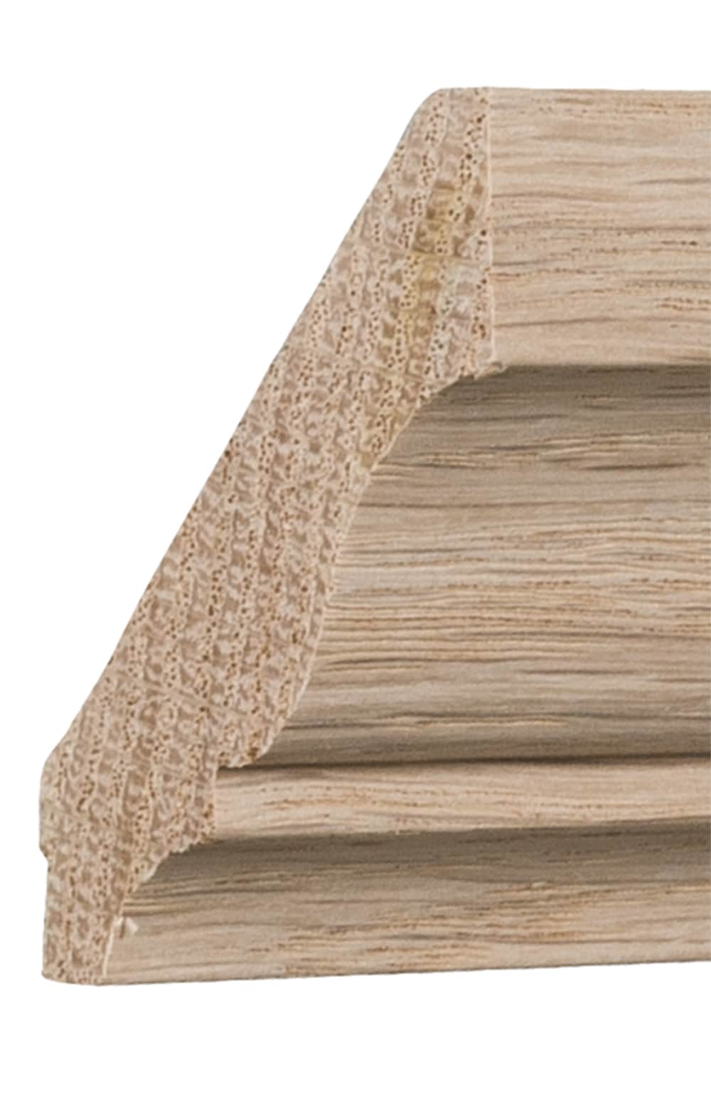 1 1/2inches Wide Oak T-Molding 5/8inches High Prefinished With Light Stain And Top Coated 3 Ft Long