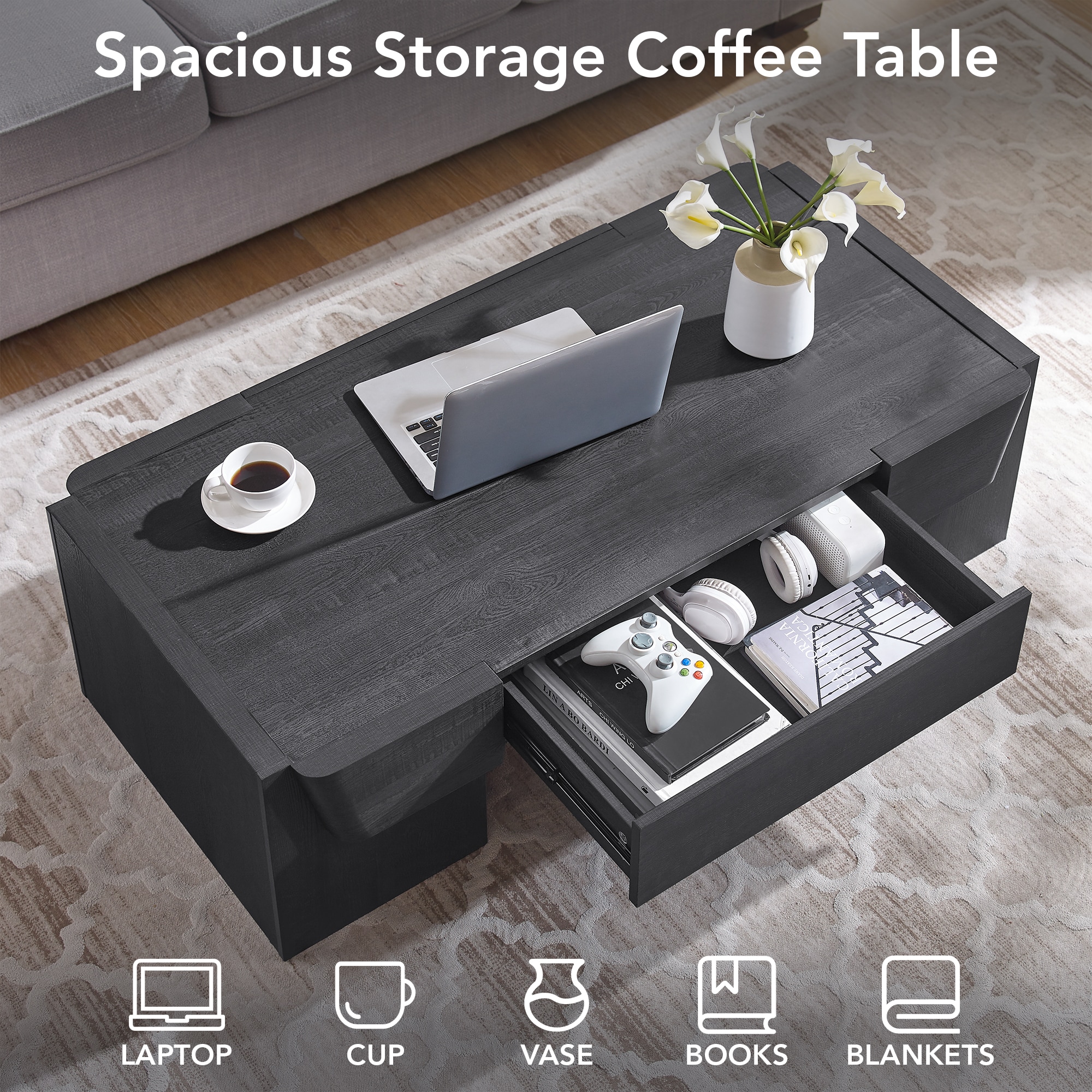 OKD LM131-47BK Coffee-Tables - View #3