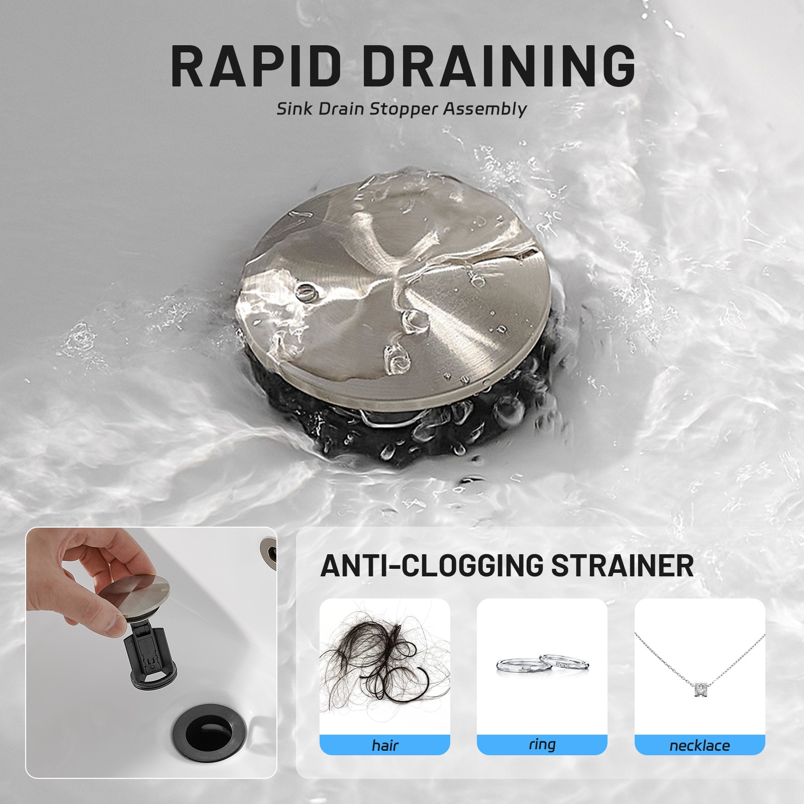 BWE A-9PP-1-N Popup-Drains-Accessories - View #3