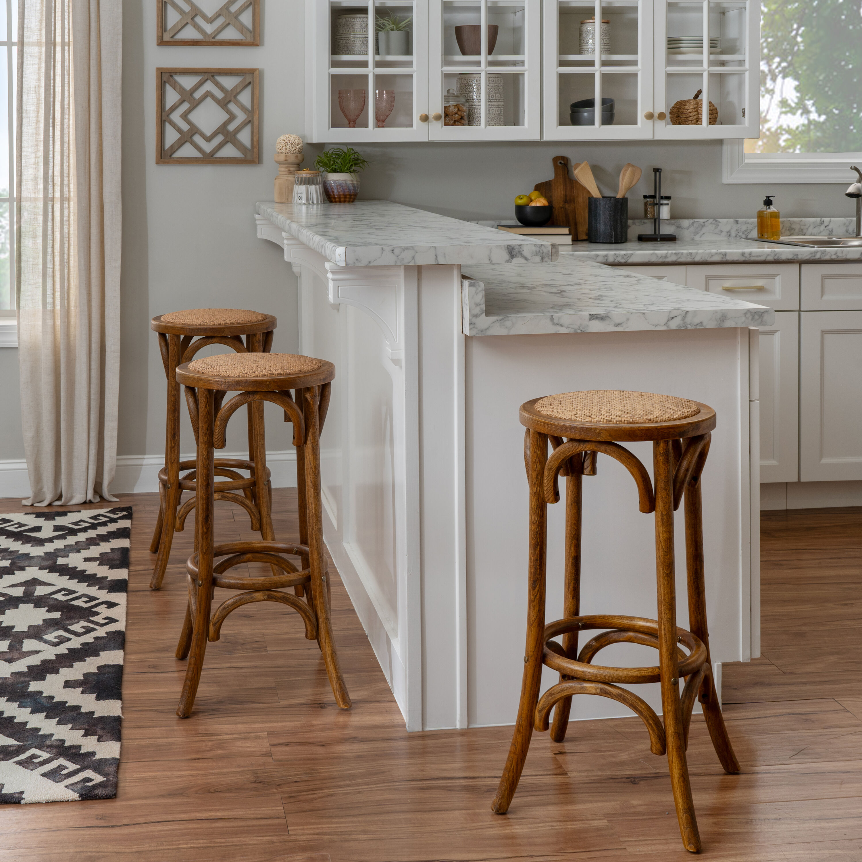 Linon BS223WAL01U stools - View #7