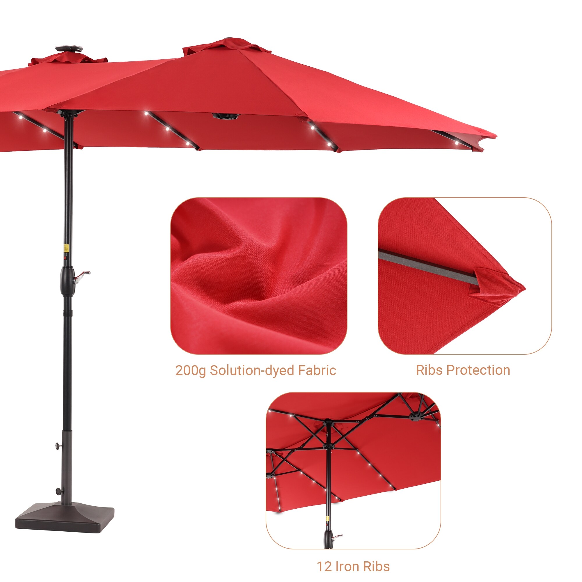 ACEGOSES LW-LED460RD Umbrellas-2 - View #2