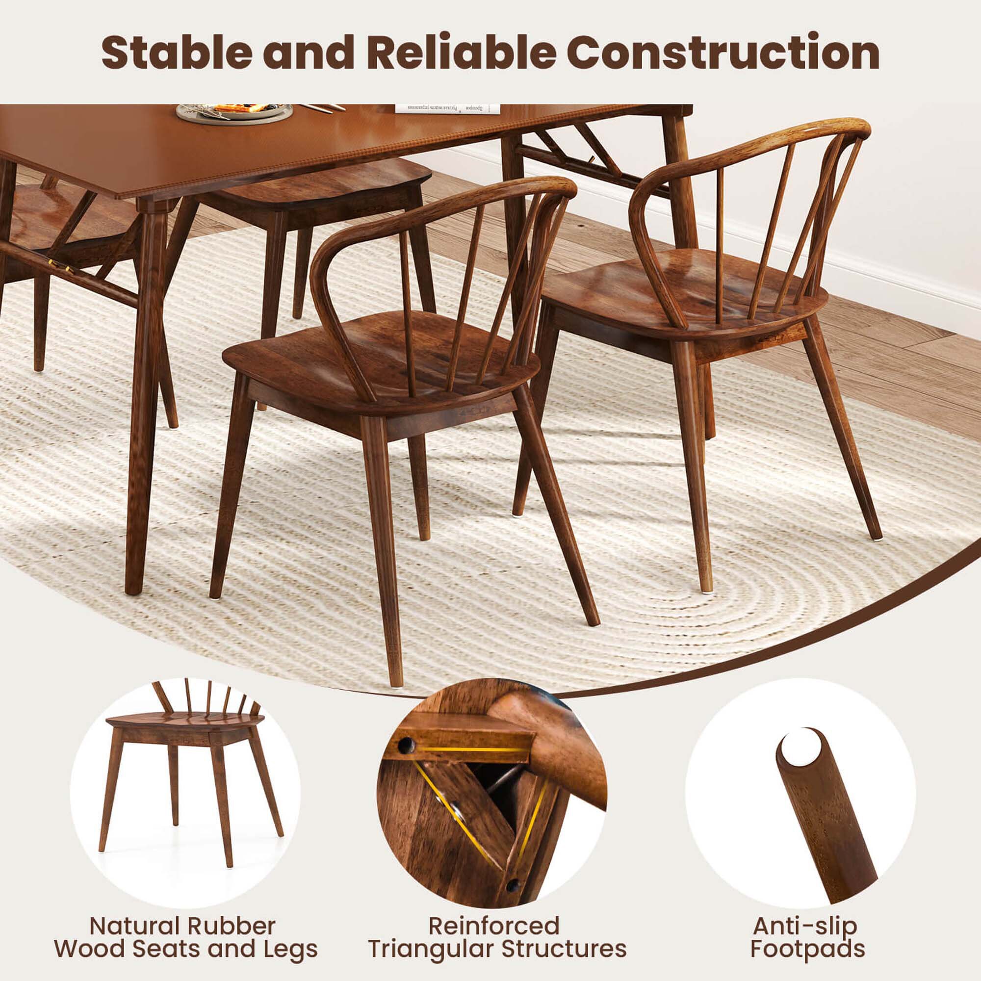 Costway HCST04715 Dining-Chairs - View #6